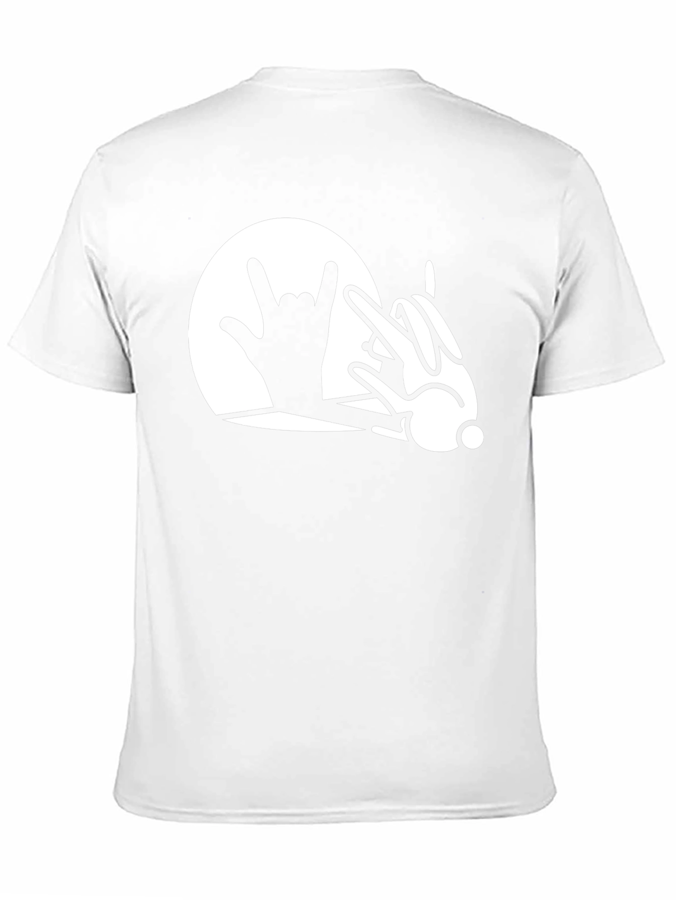 Rock On Bunny T-Shirt - Black Unique Design