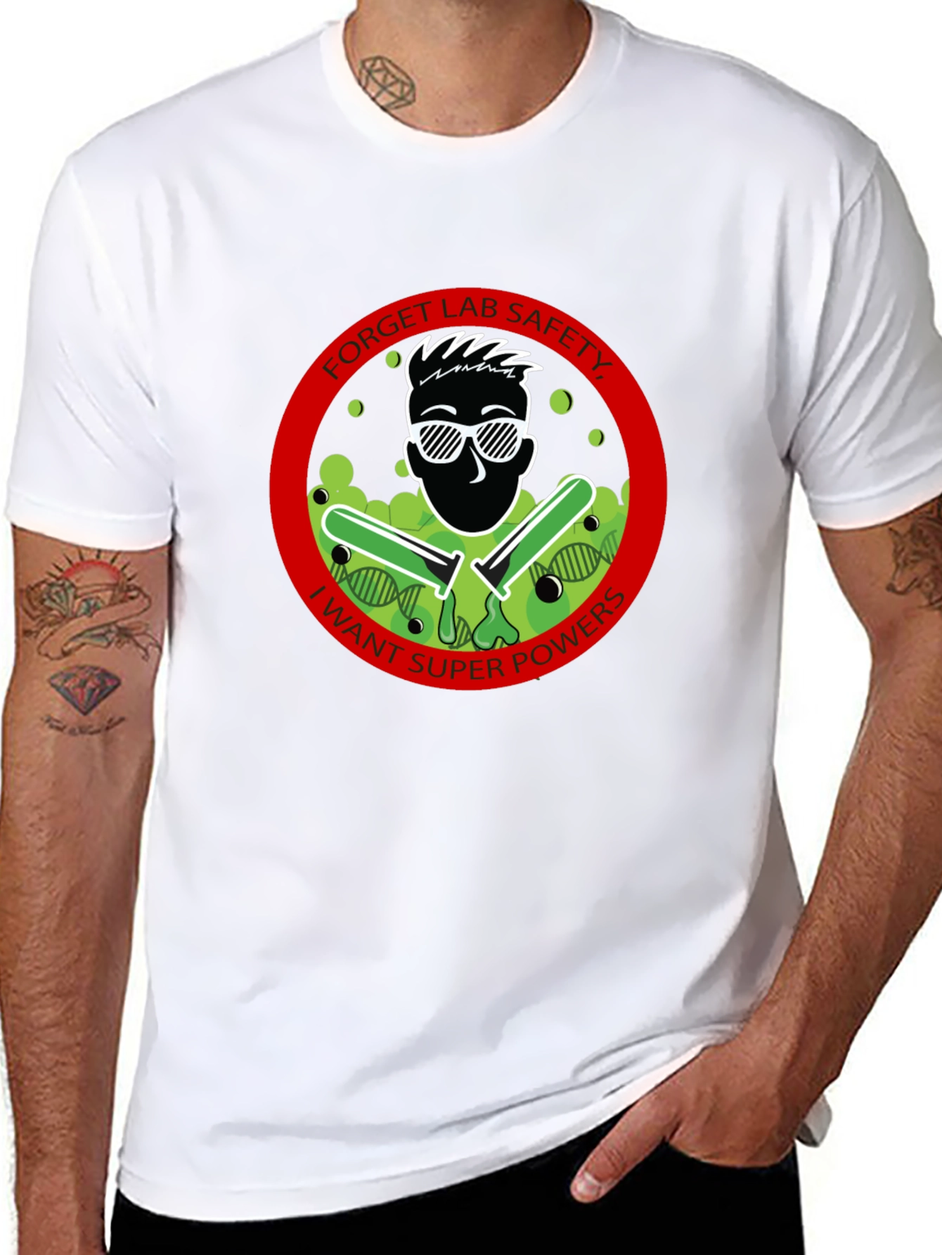 Forget Lab Safety T-Shirt - I Want Superpowers!