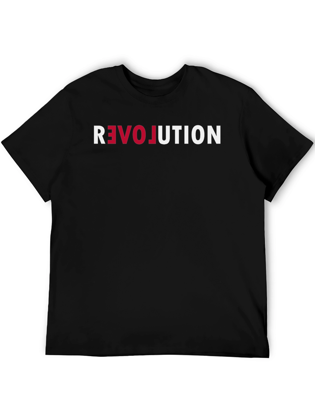 Revolution Graphic Tee - Stylish Mens Crew Neck