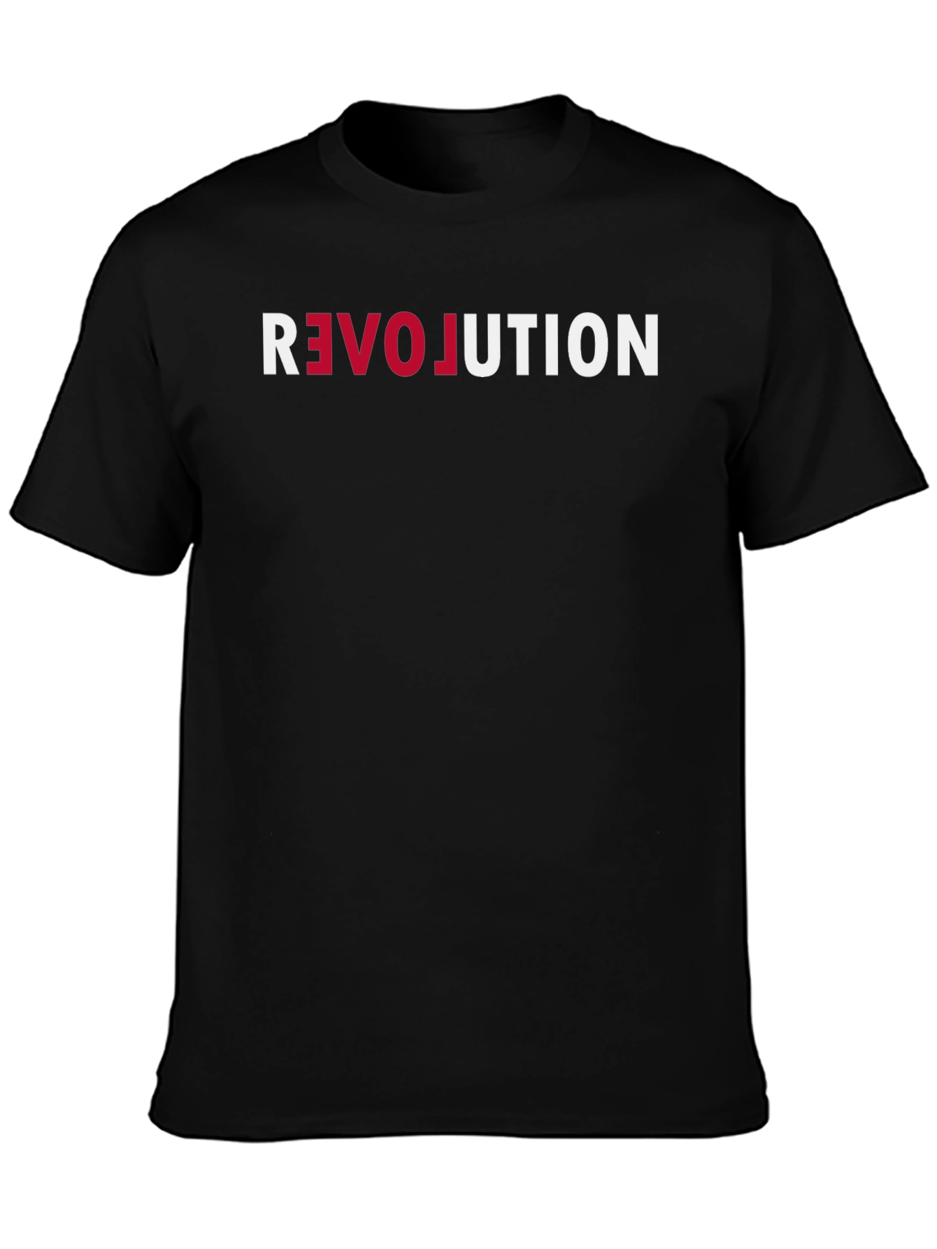 Revolution Graphic Tee - Stylish Mens Crew Neck