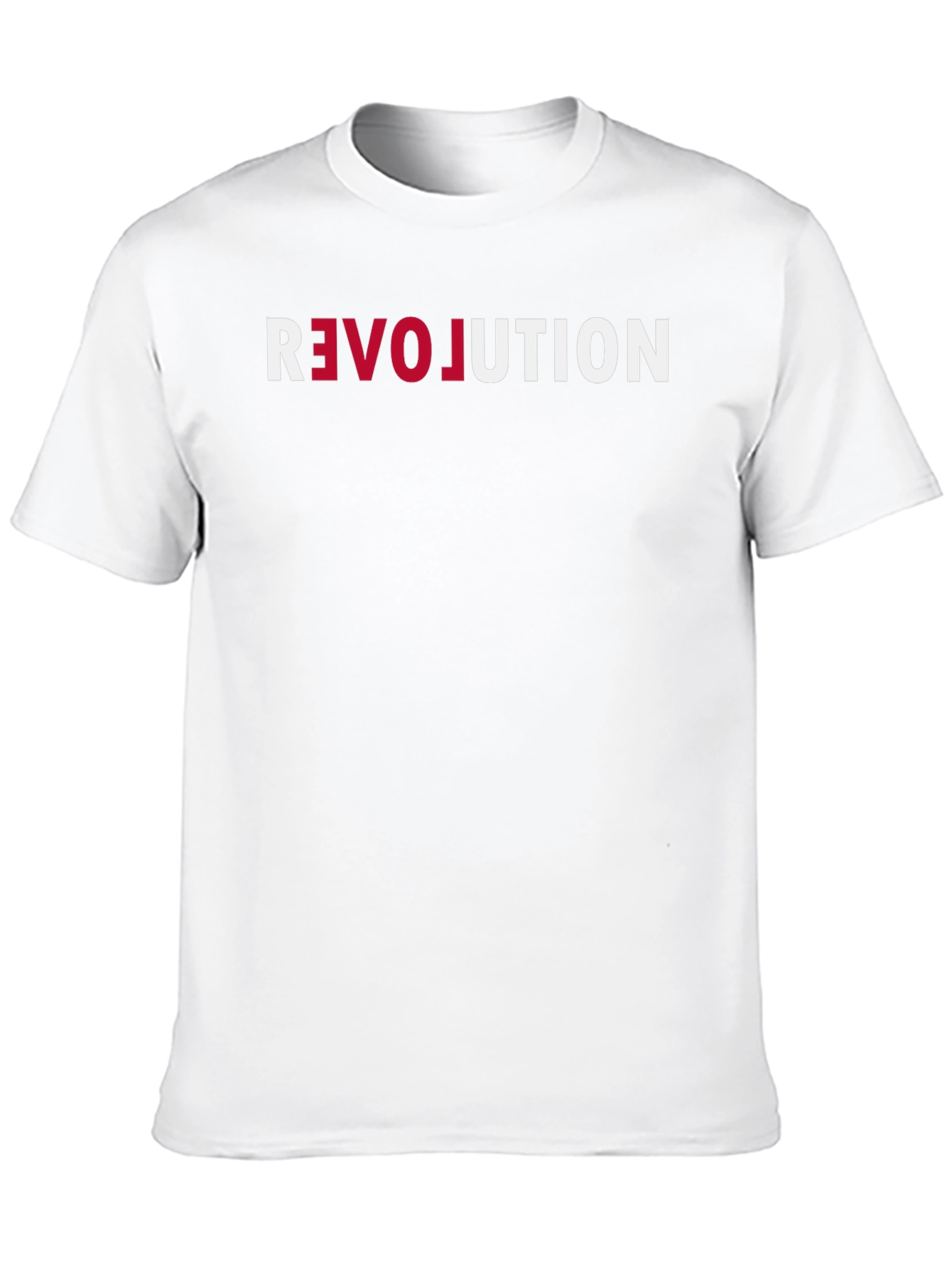 Revolution Graphic Tee - Stylish Mens Crew Neck