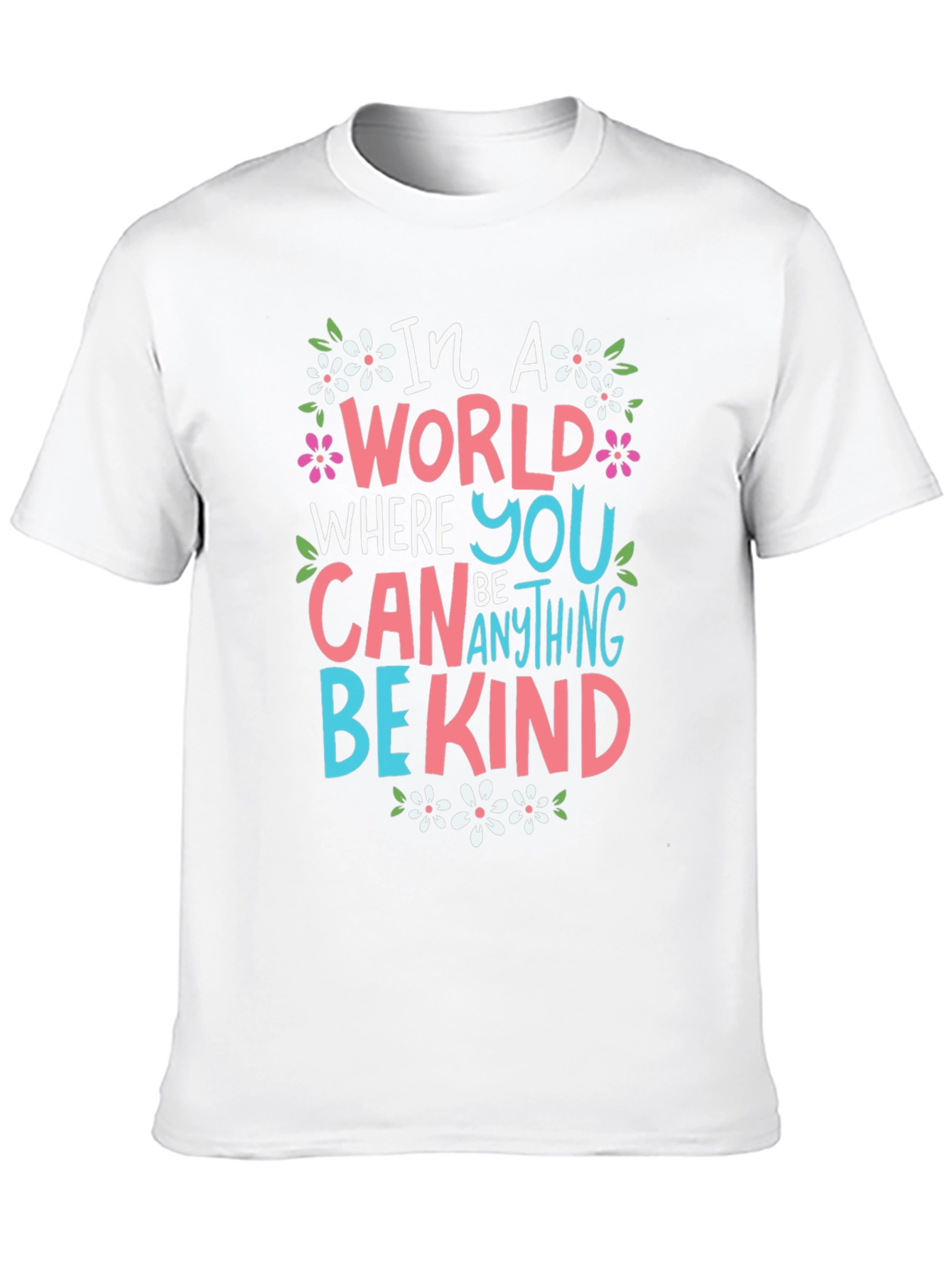 In A World Be Kind Black Graphic T-Shirt