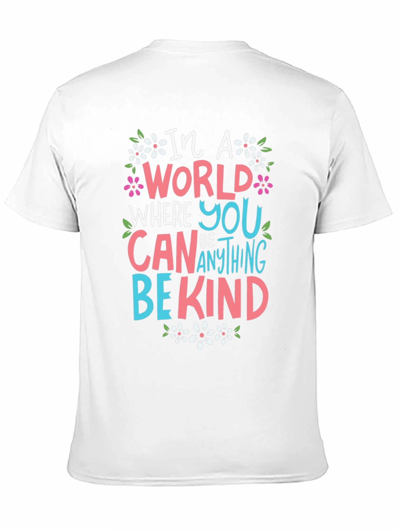 In A World Be Kind Black Graphic T-Shirt