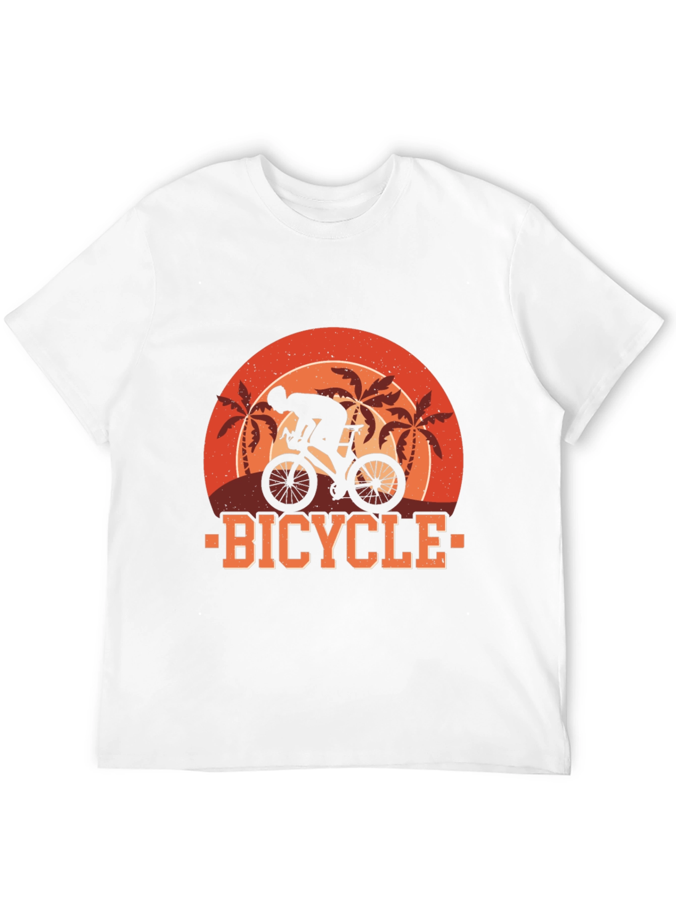 Bicycle Sunset Graphic Tee