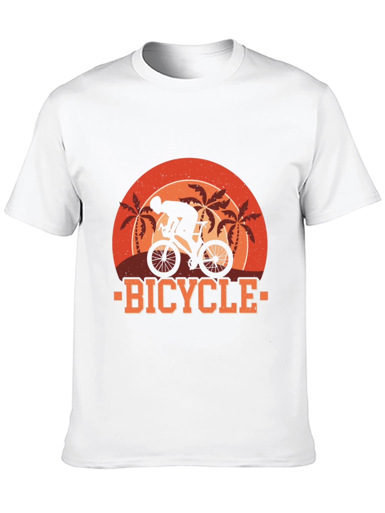 Bicycle Sunset Graphic Tee