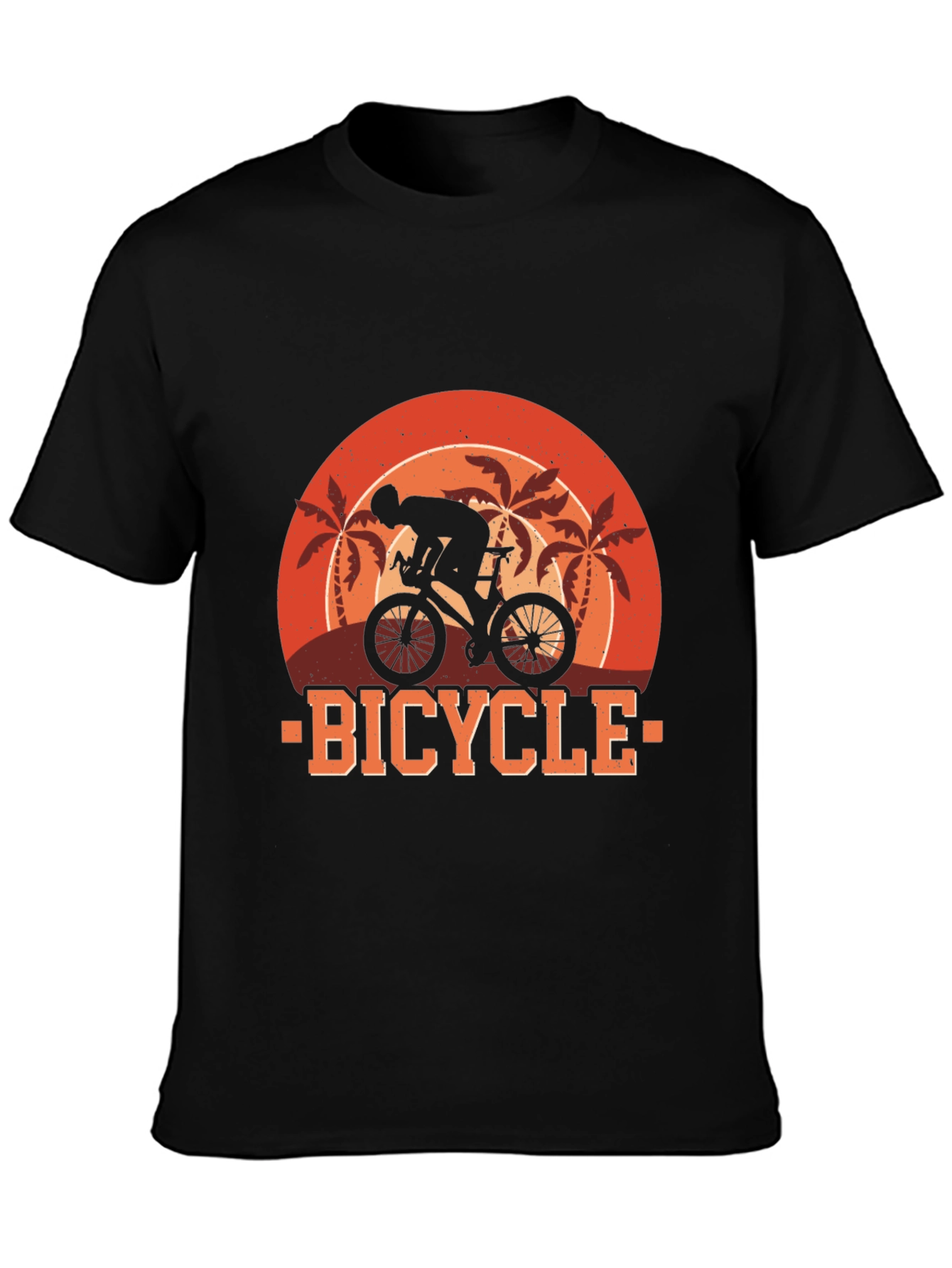 Bicycle Sunset Graphic Tee