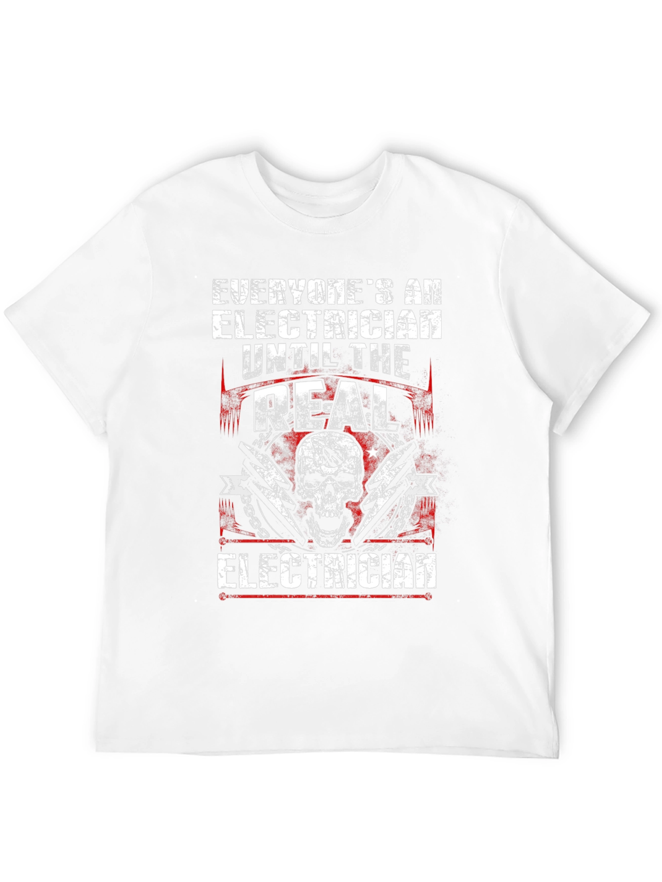 Electrician Skull T-Shirt - The Real Electrician