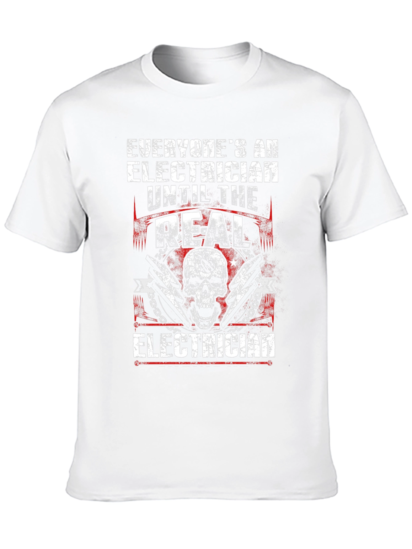 Electrician Skull T-Shirt - The Real Electrician