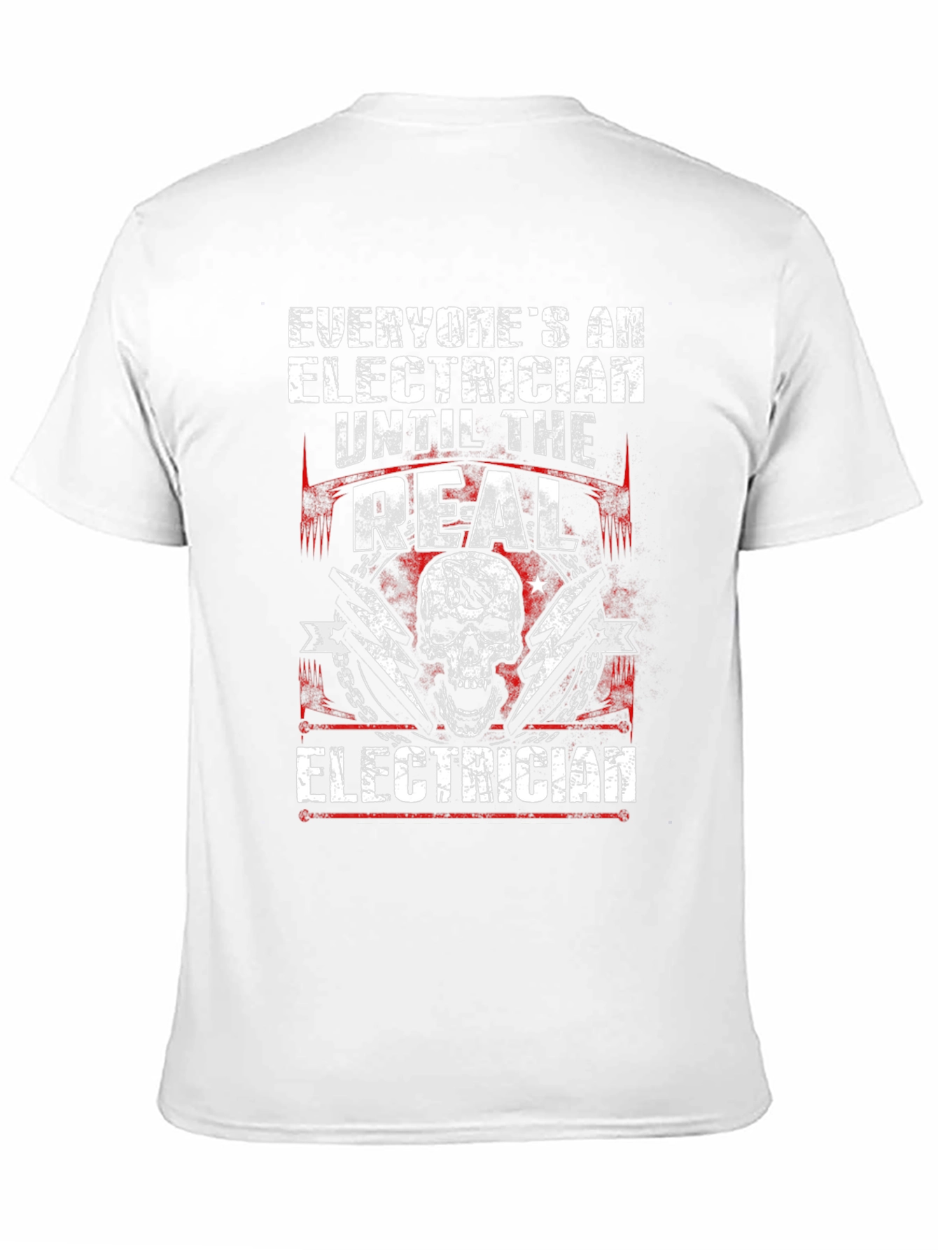 Electrician Skull T-Shirt - The Real Electrician