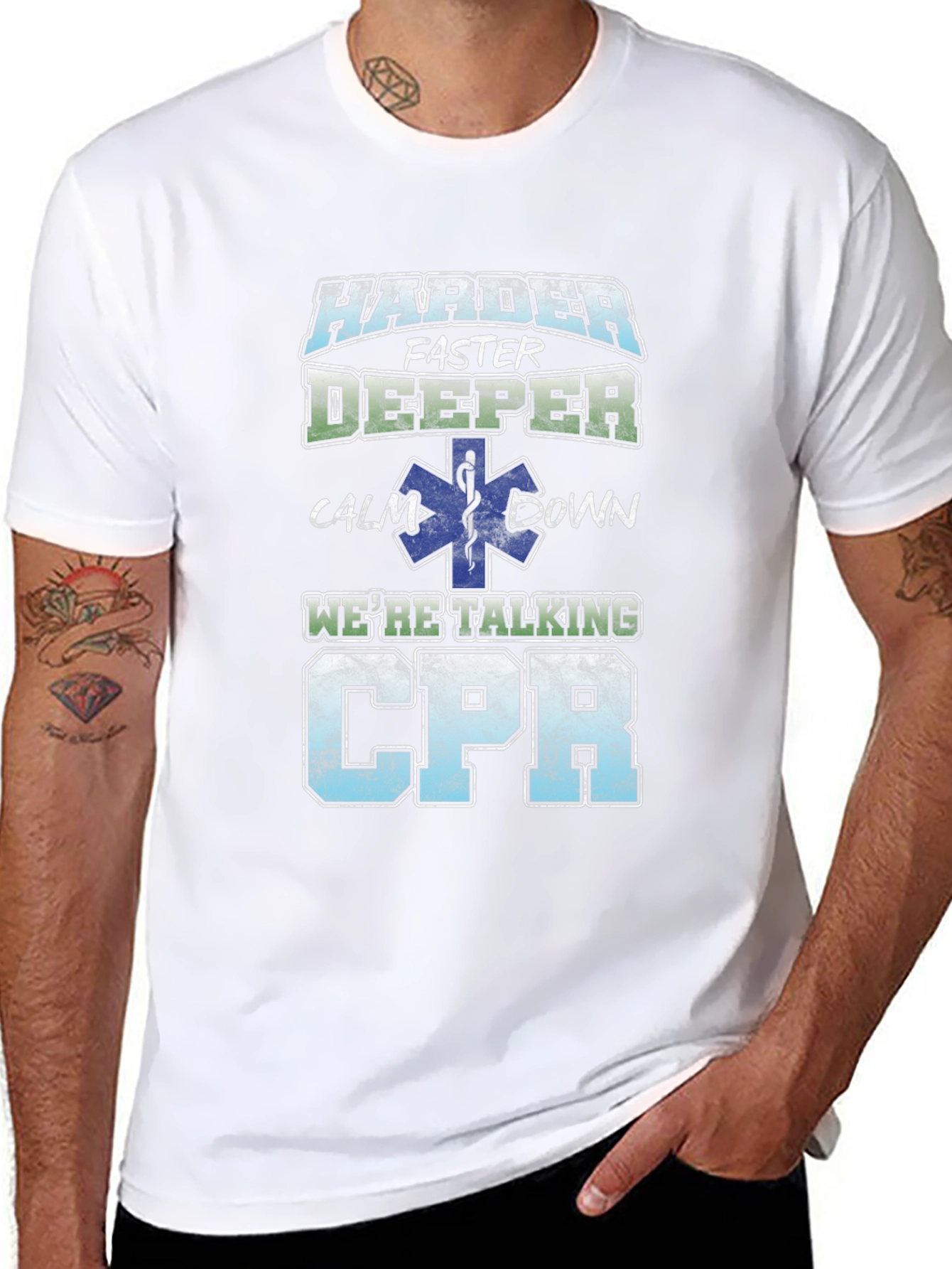 Harder Faster Deeper CPR T-Shirt