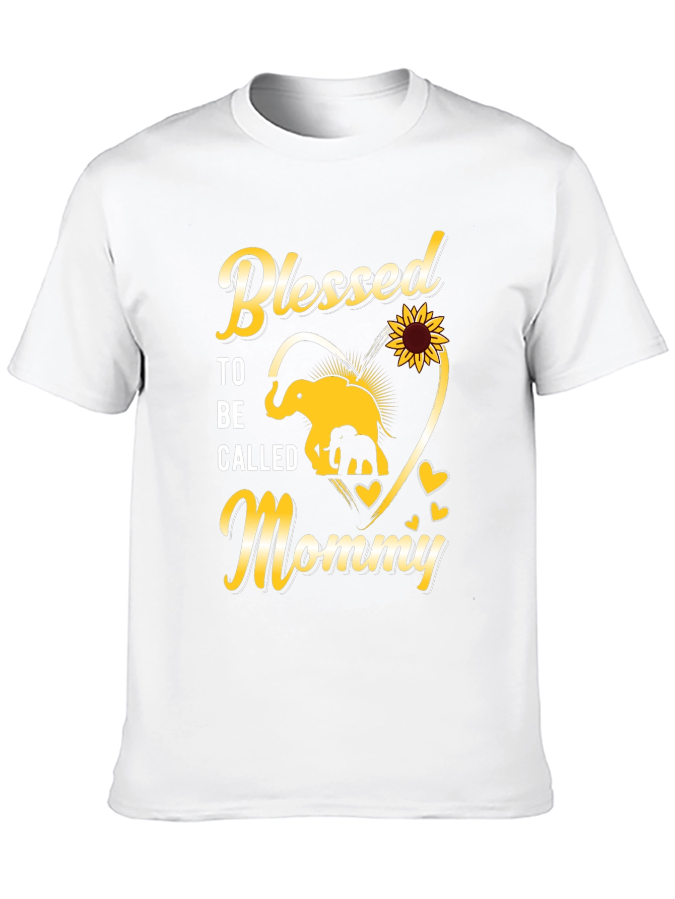 Blessed To Be Called Mommy Elephant T-Shirt
