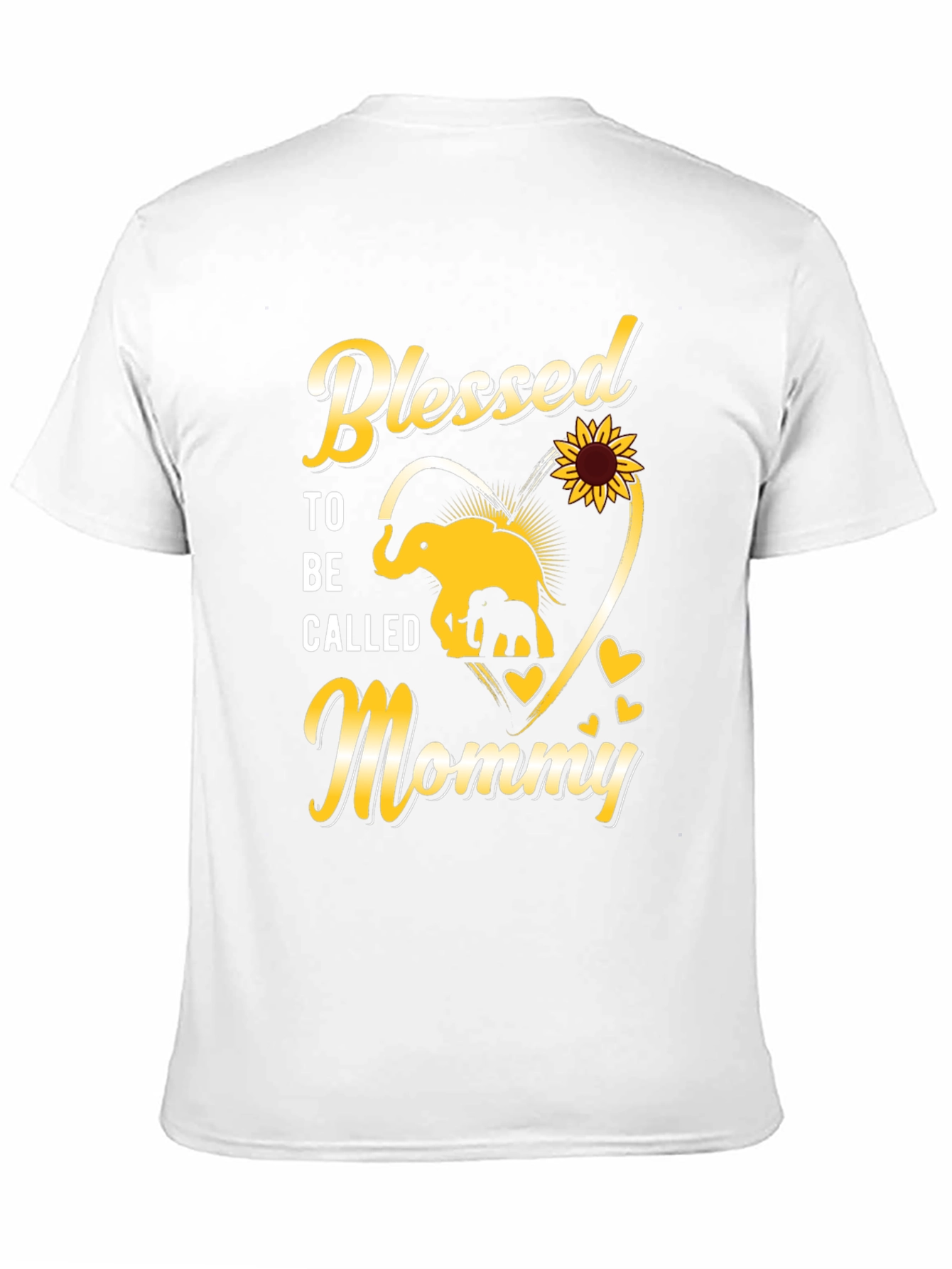 Blessed To Be Called Mommy Elephant T-Shirt