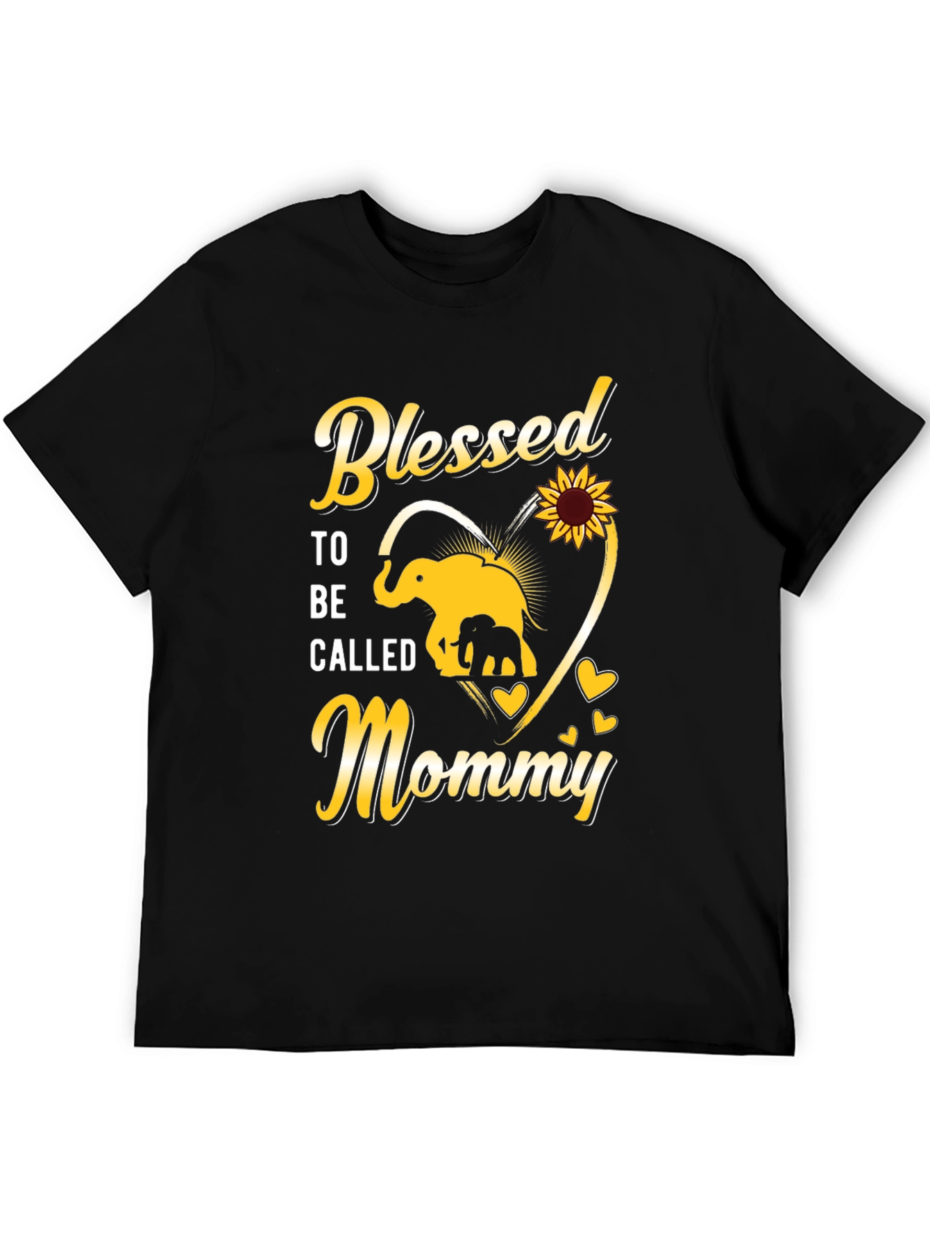 Blessed To Be Called Mommy Elephant T-Shirt