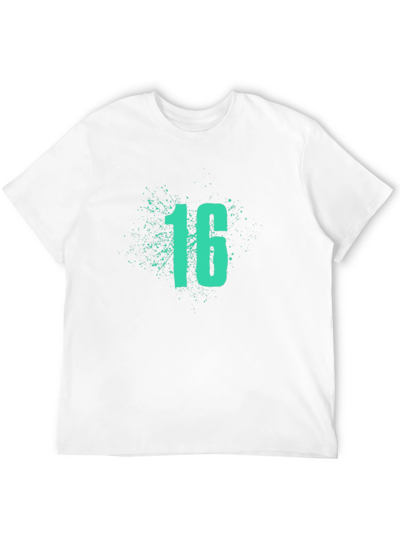 Cool Sixteen Splash Black T-Shirt