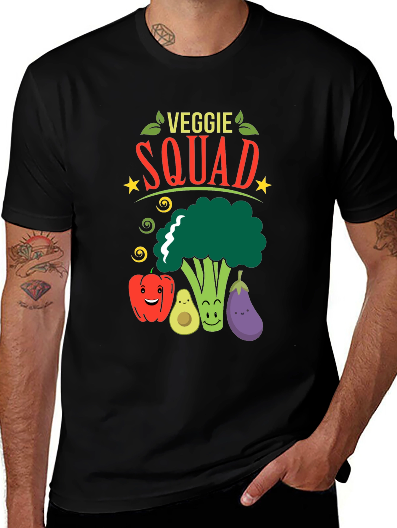 Veggie Squad T-Shirt - Funny Vegan Tee