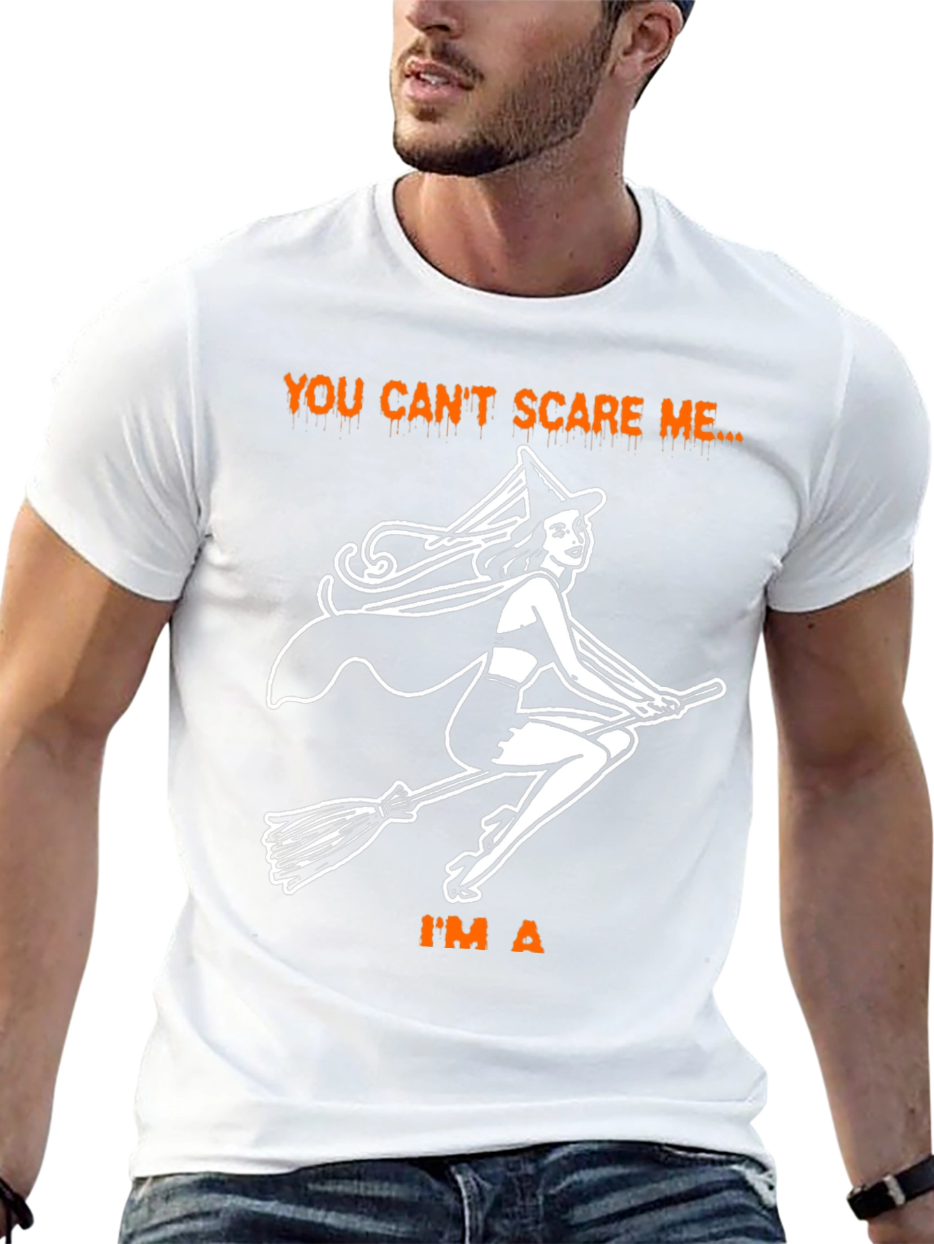 You Cant Scare Me Im A Witch Halloween T-Shirt