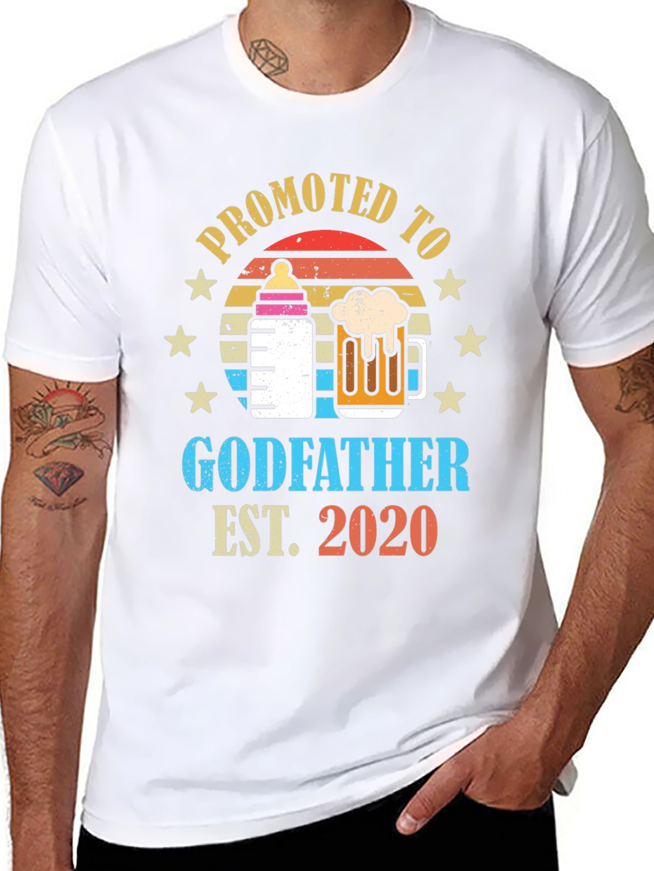 Promoted to Godfather 2020 Graphic Tee