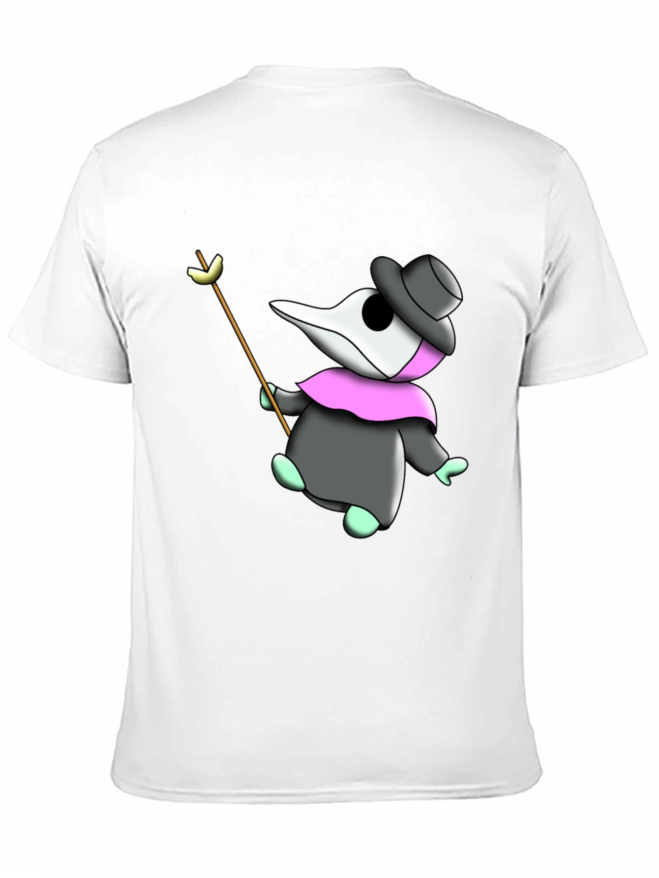 Plague Doctor Cartoon Graphic T-Shirt