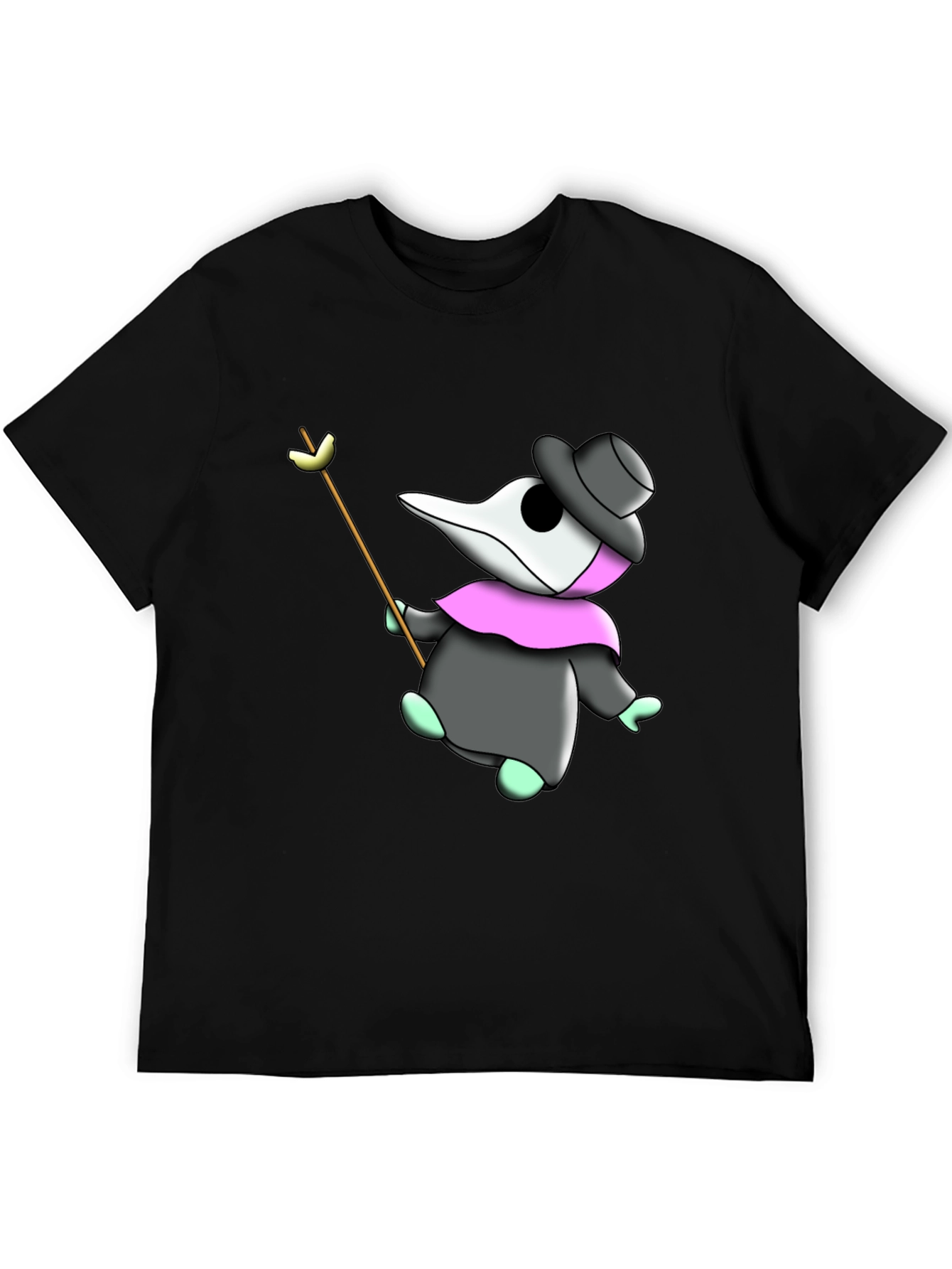 Plague Doctor Cartoon Graphic T-Shirt