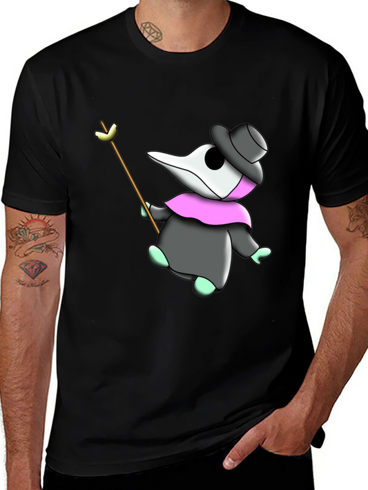 Plague Doctor Cartoon Graphic T-Shirt