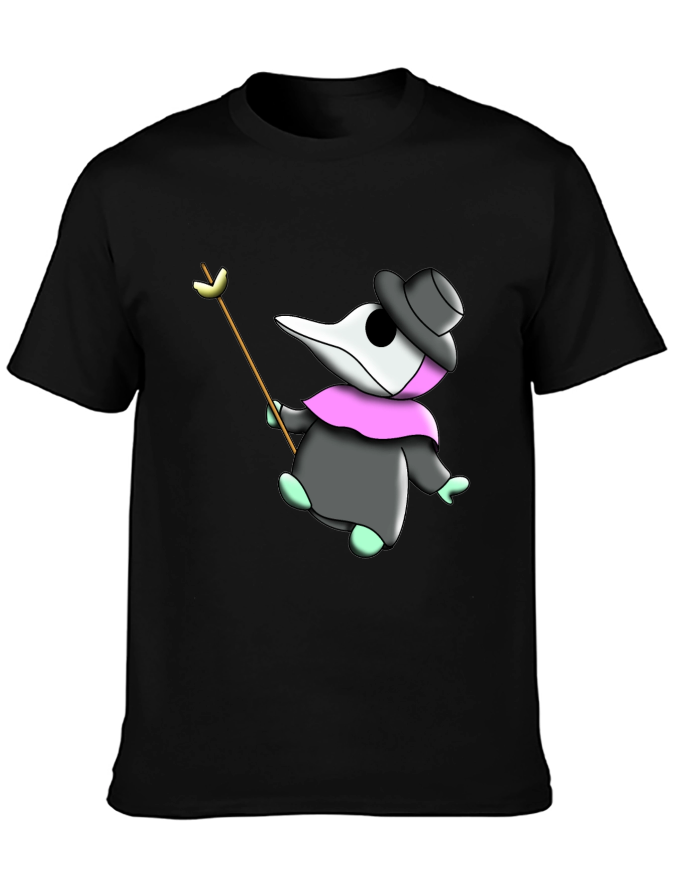 Plague Doctor Cartoon Graphic T-Shirt