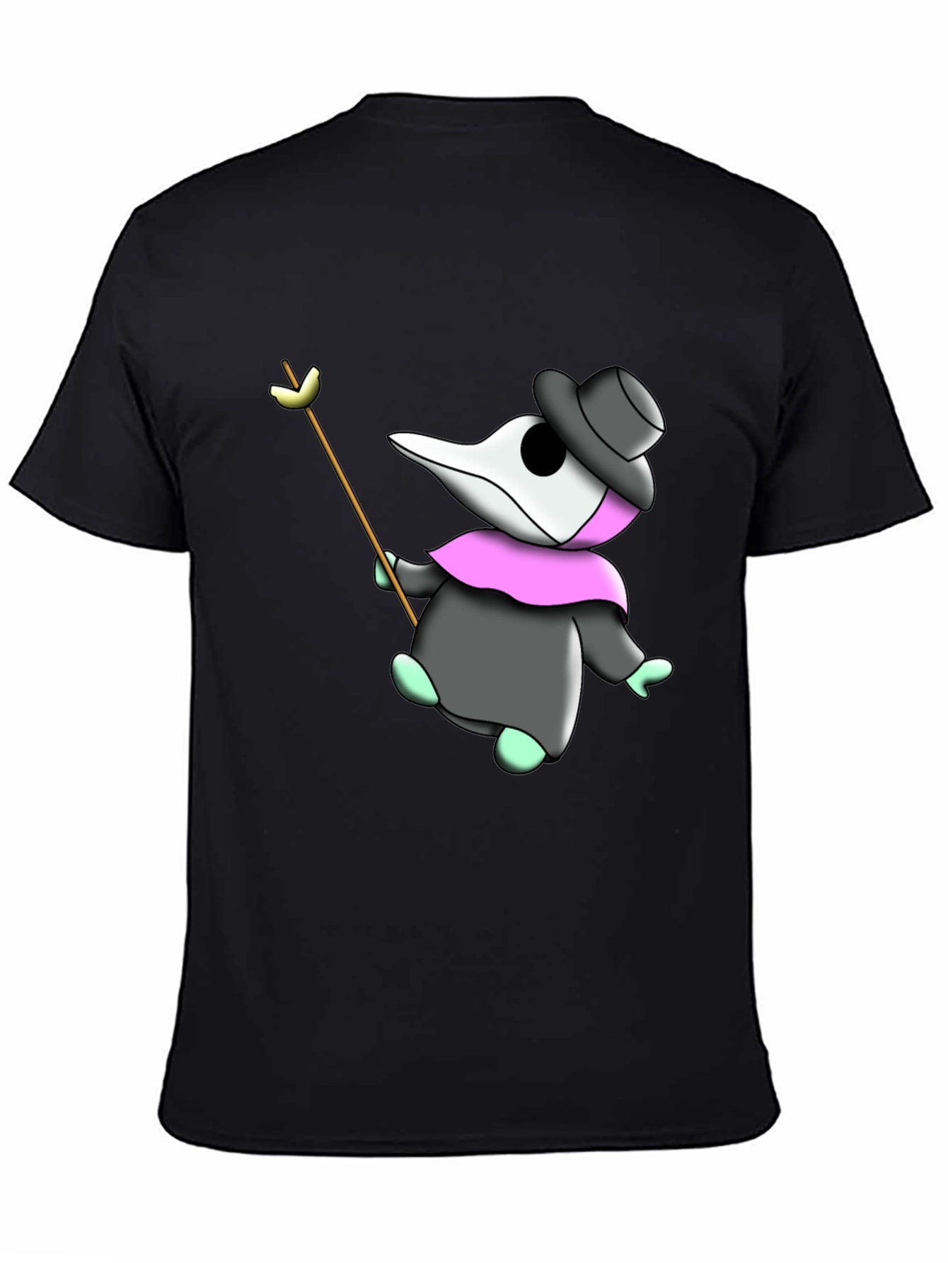 Plague Doctor Cartoon Graphic T-Shirt