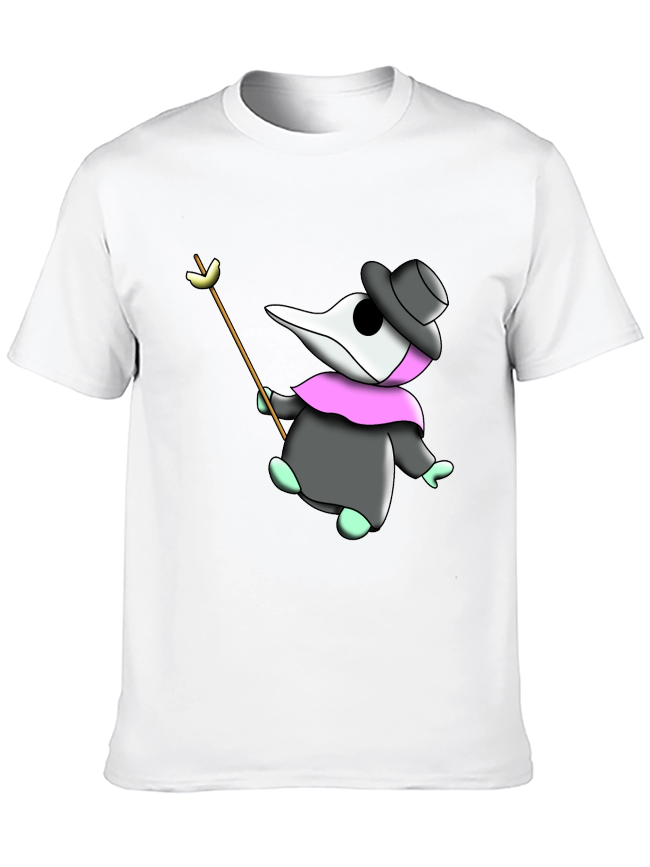 Plague Doctor Cartoon Graphic T-Shirt
