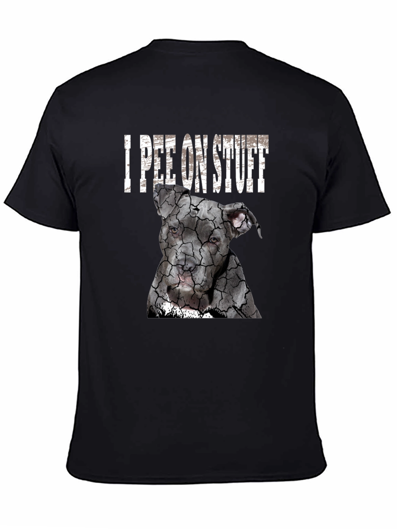 I Pee On Stuff Dog Graphic T-Shirt