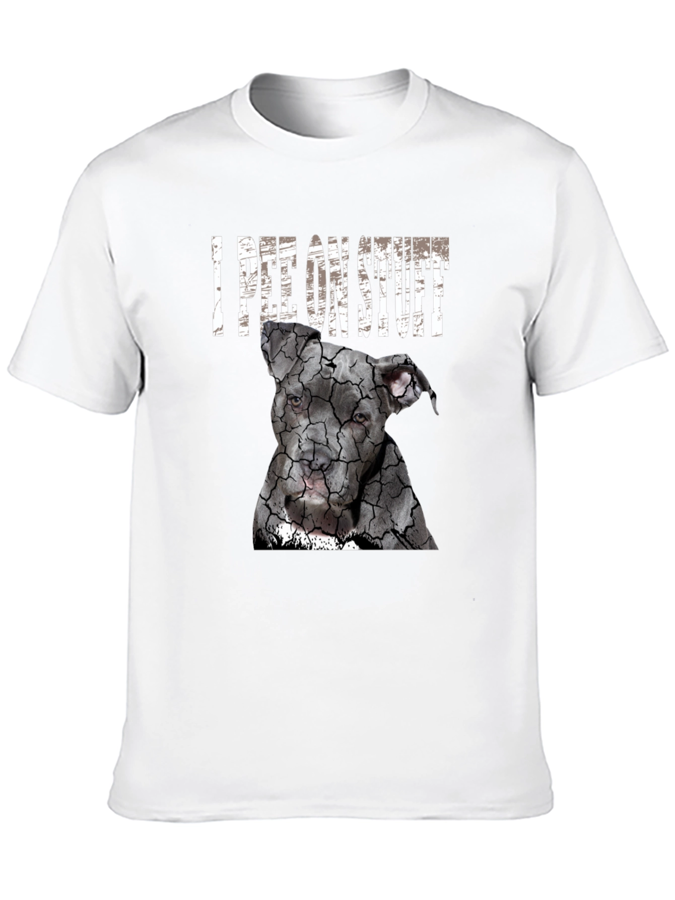 I Pee On Stuff Dog Graphic T-Shirt