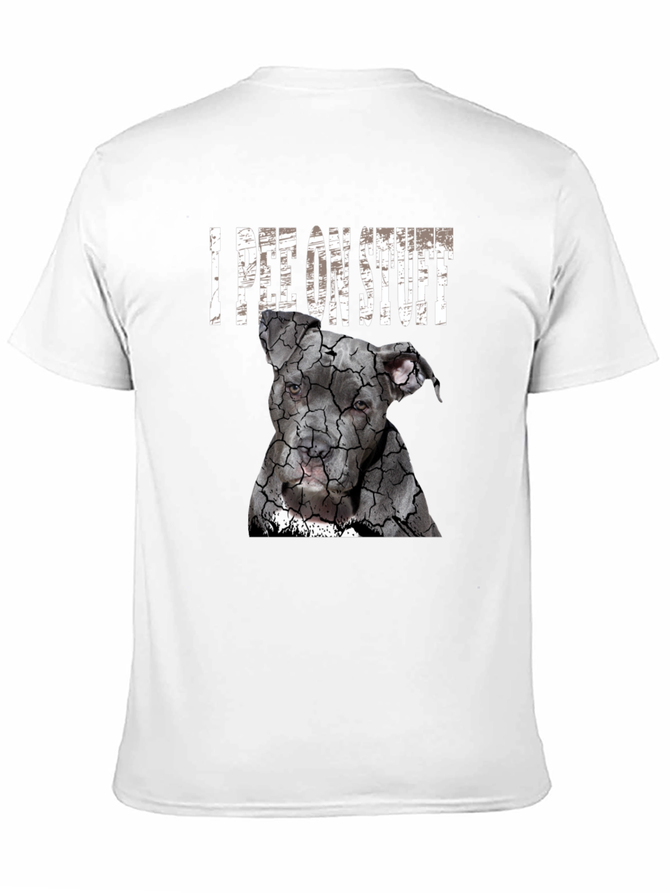 I Pee On Stuff Dog Graphic T-Shirt