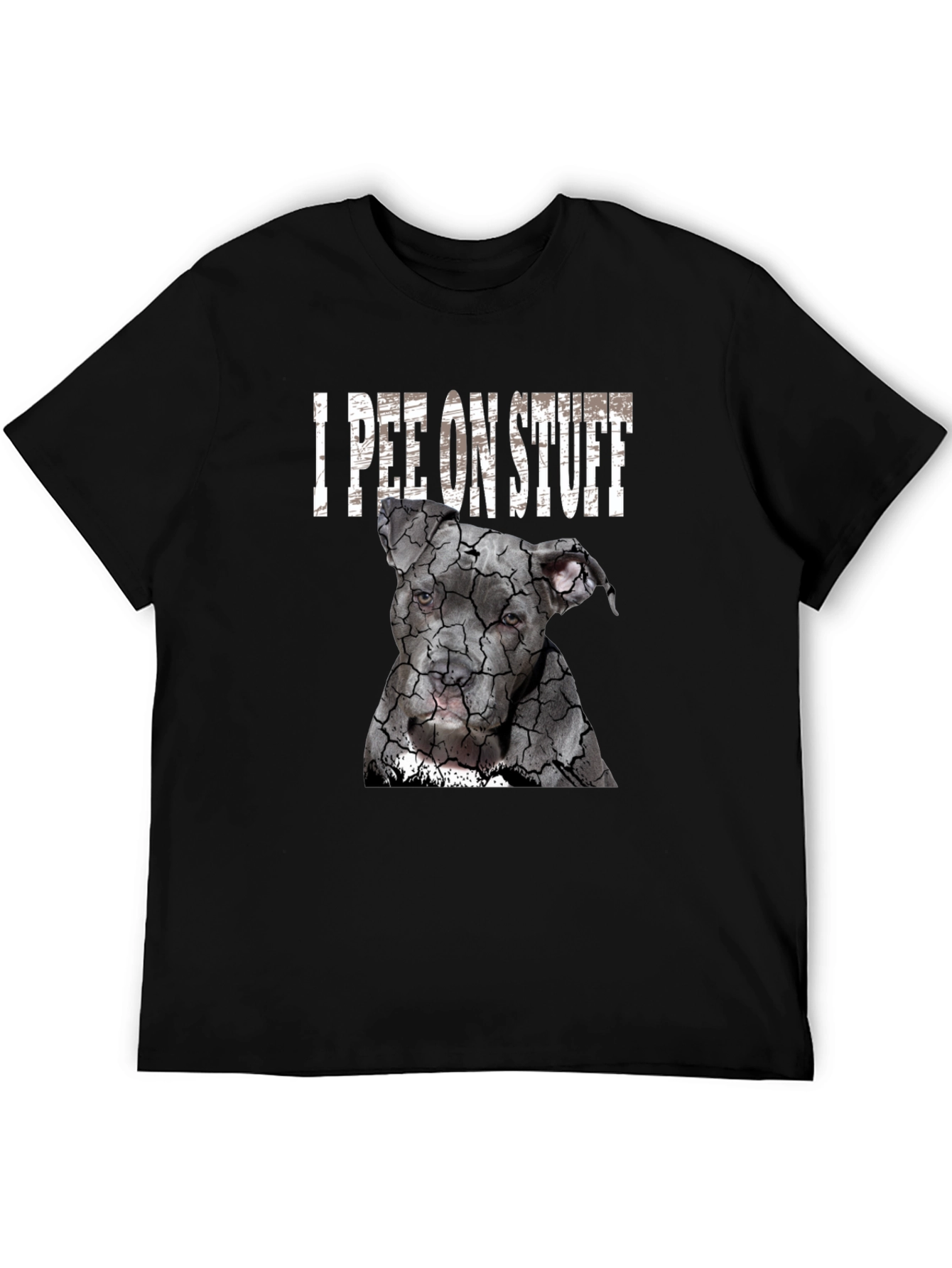 I Pee On Stuff Dog Graphic T-Shirt