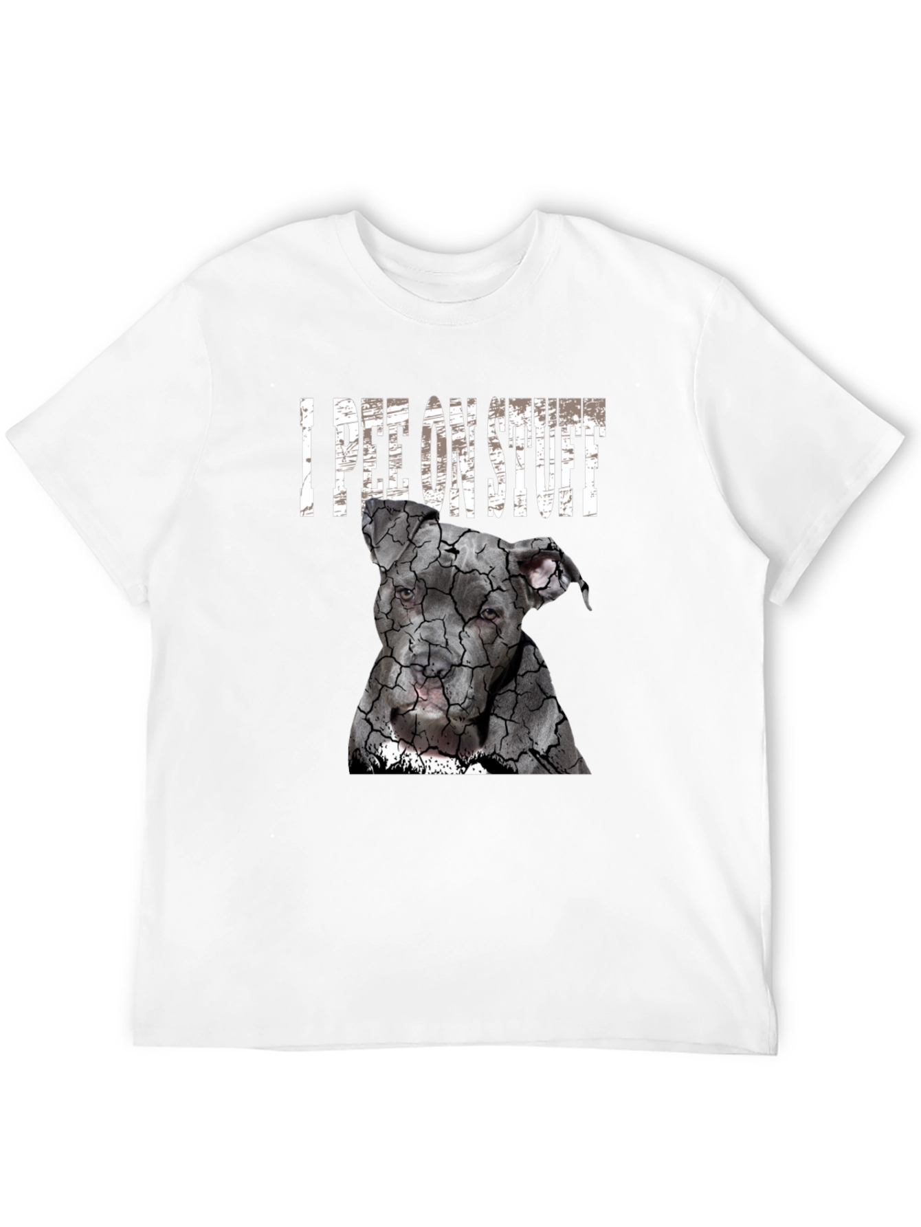 I Pee On Stuff Dog Graphic T-Shirt