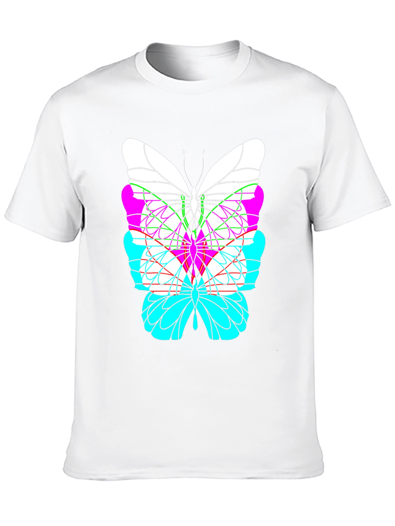 Butterfly Graphic Black T-Shirt