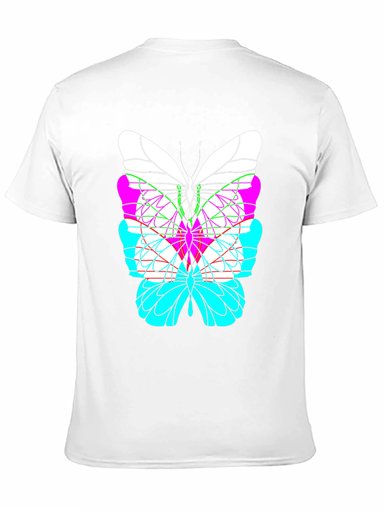 Butterfly Graphic Black T-Shirt