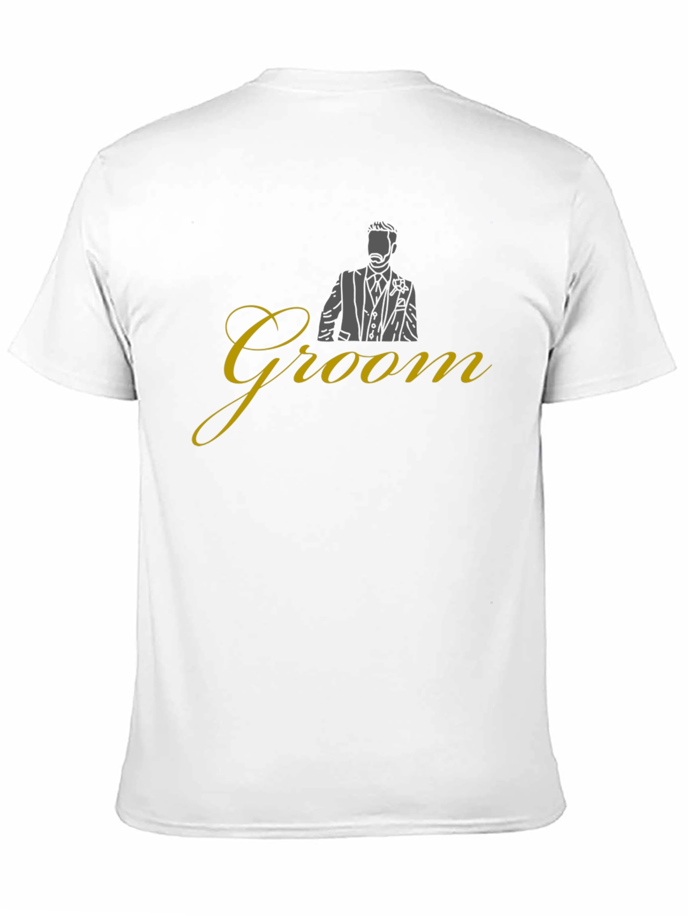 Groom Wedding T-Shirt - Black