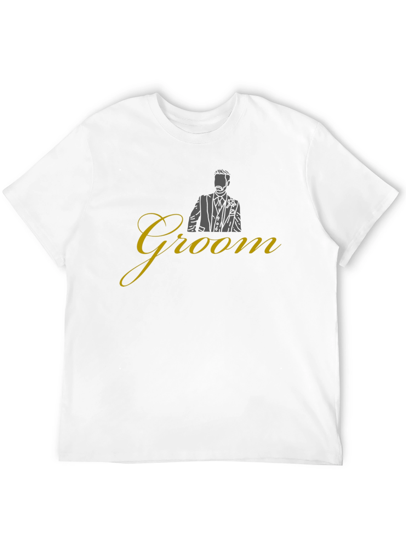 Groom Wedding T-Shirt - Black