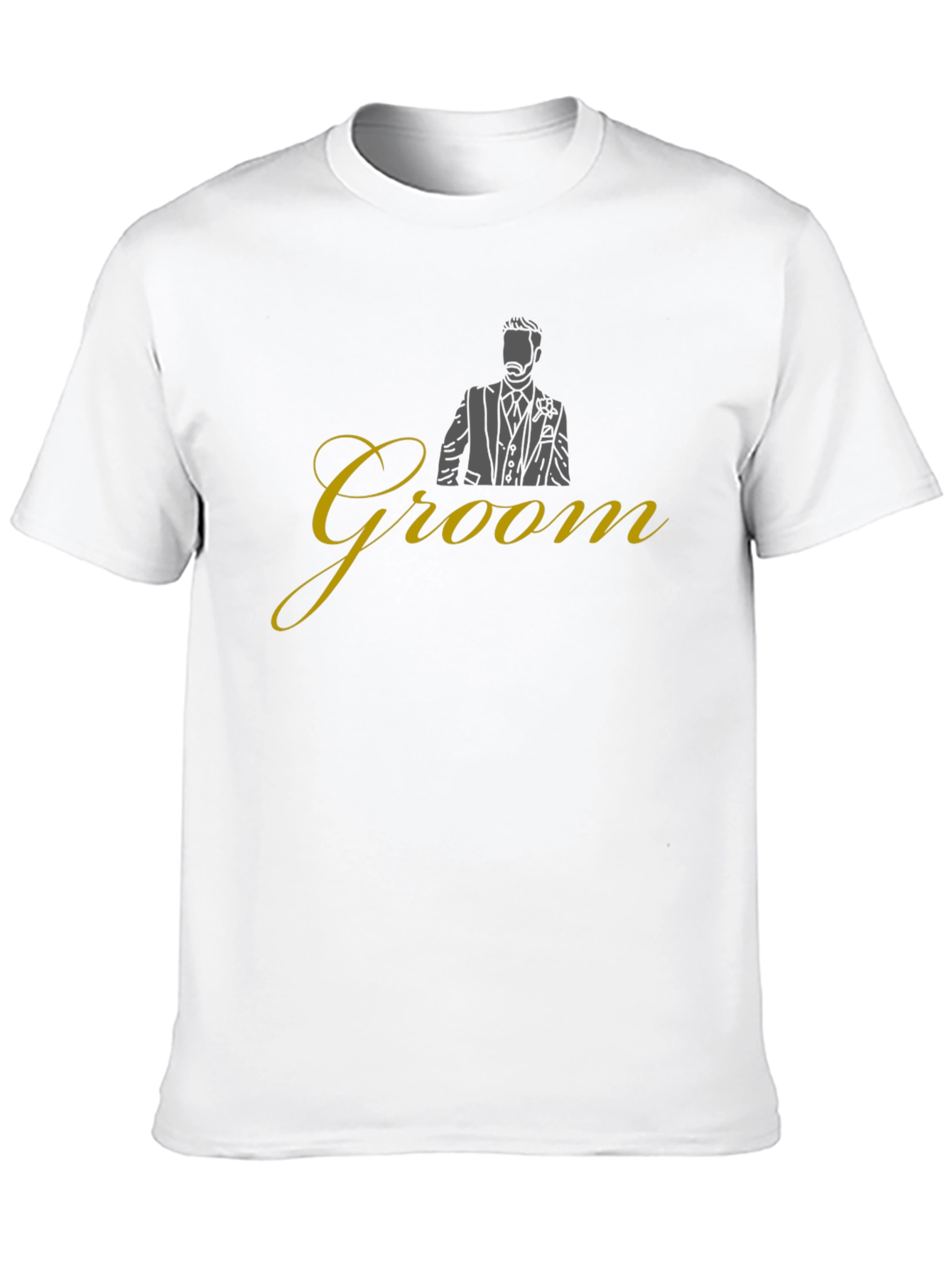 Groom Wedding T-Shirt - Black
