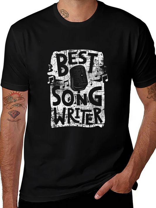 Best Songwriter Graphic Tee - Music Lover Gift