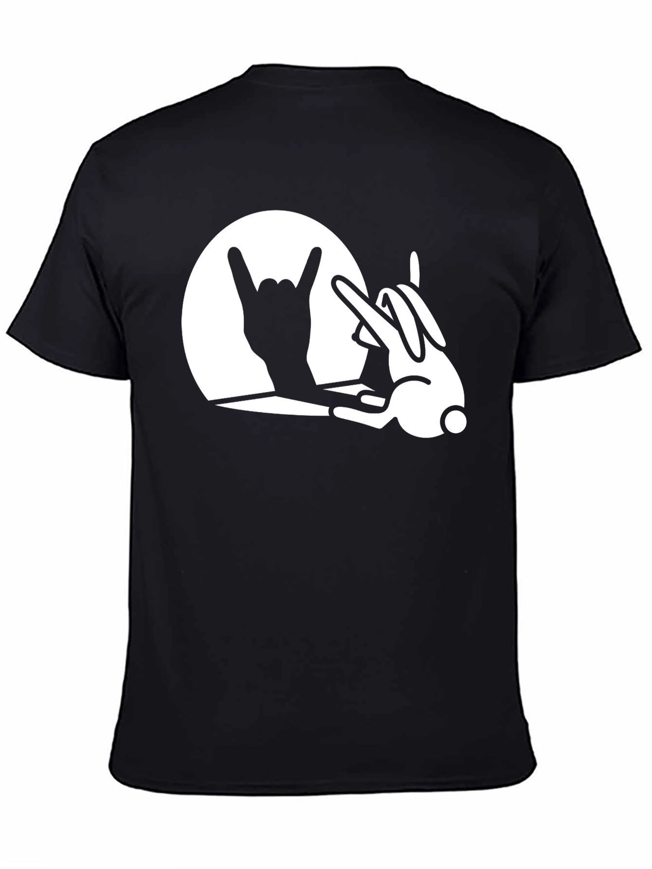 Rock On Rabbit T-Shirt - Funny Graphic Tee