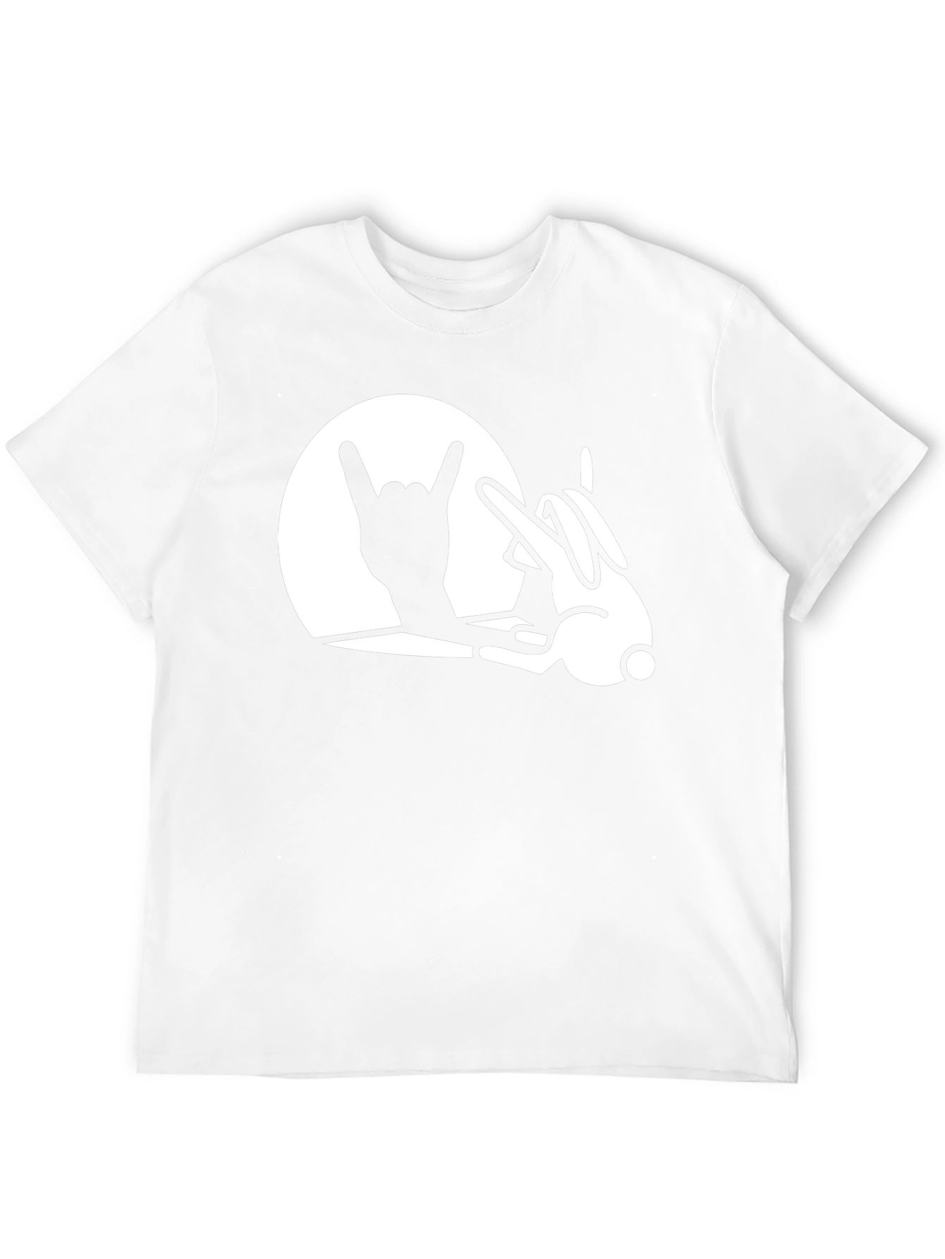Rock On Rabbit T-Shirt - Funny Graphic Tee