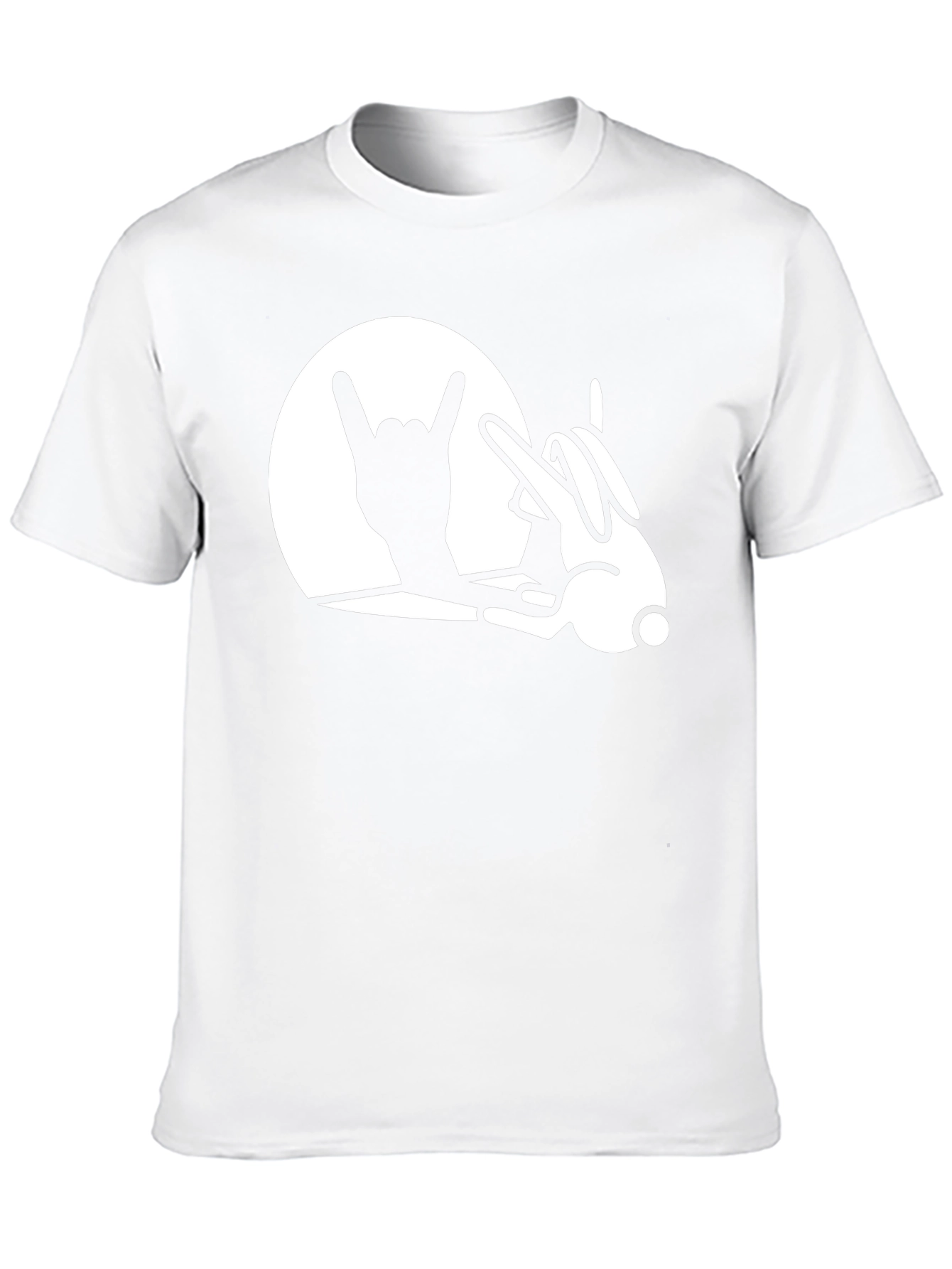 Rock On Rabbit T-Shirt - Funny Graphic Tee