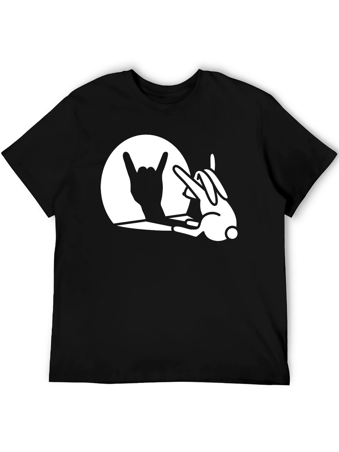 Rock On Rabbit T-Shirt - Funny Graphic Tee