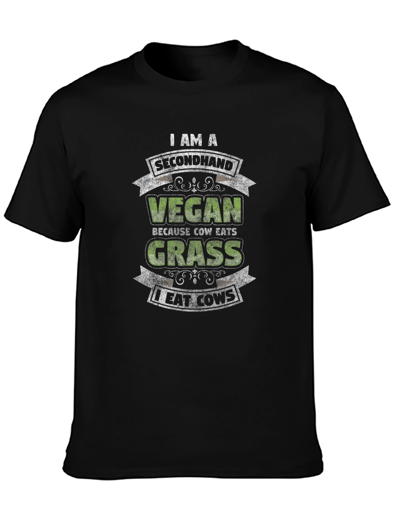 Secondhand Vegan I Eat Cows T-Shirt