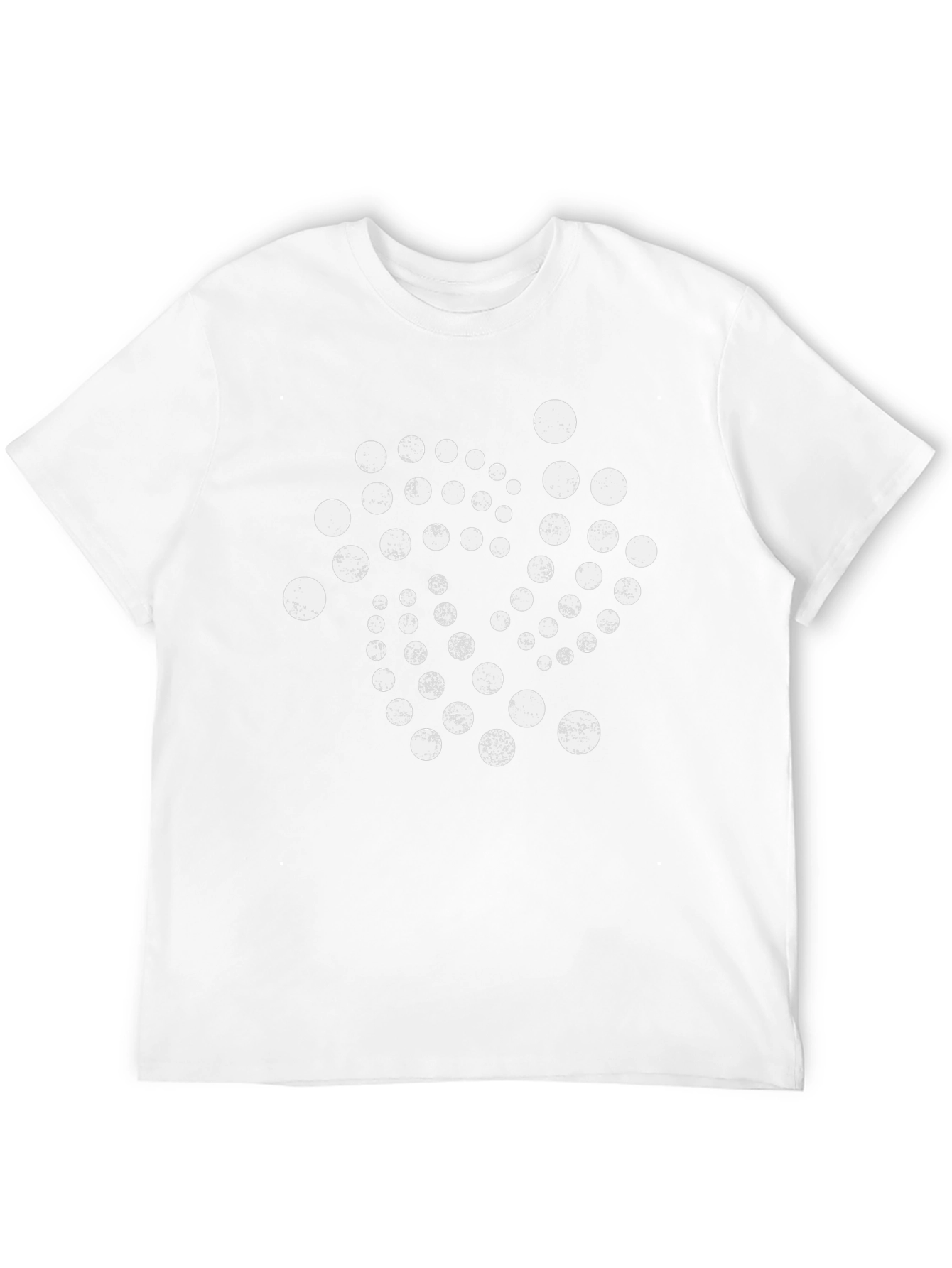 Dotted Pattern Black T-Shirt