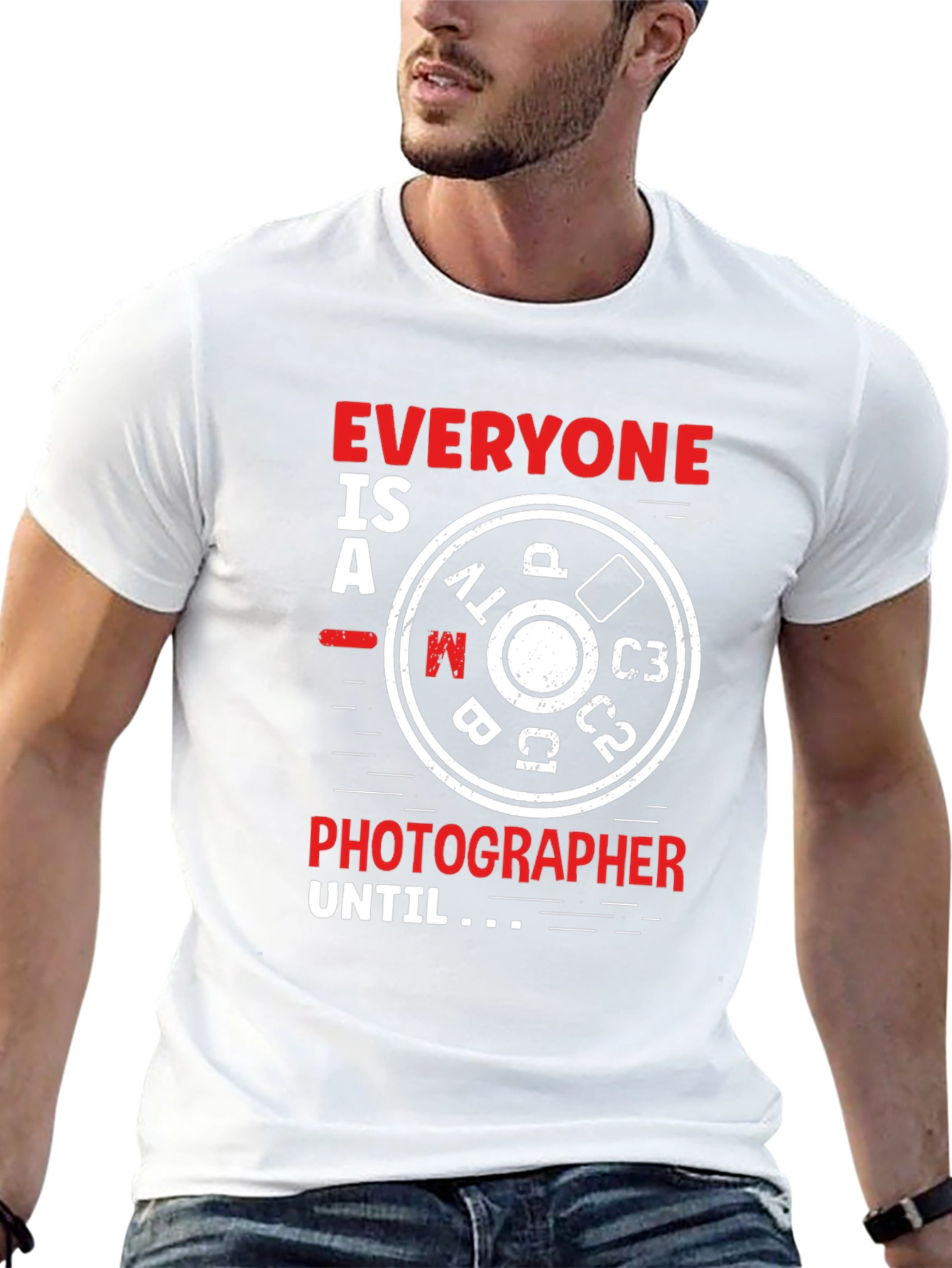 Photographer Mode Dial T-Shirt - Funny Photography Gift