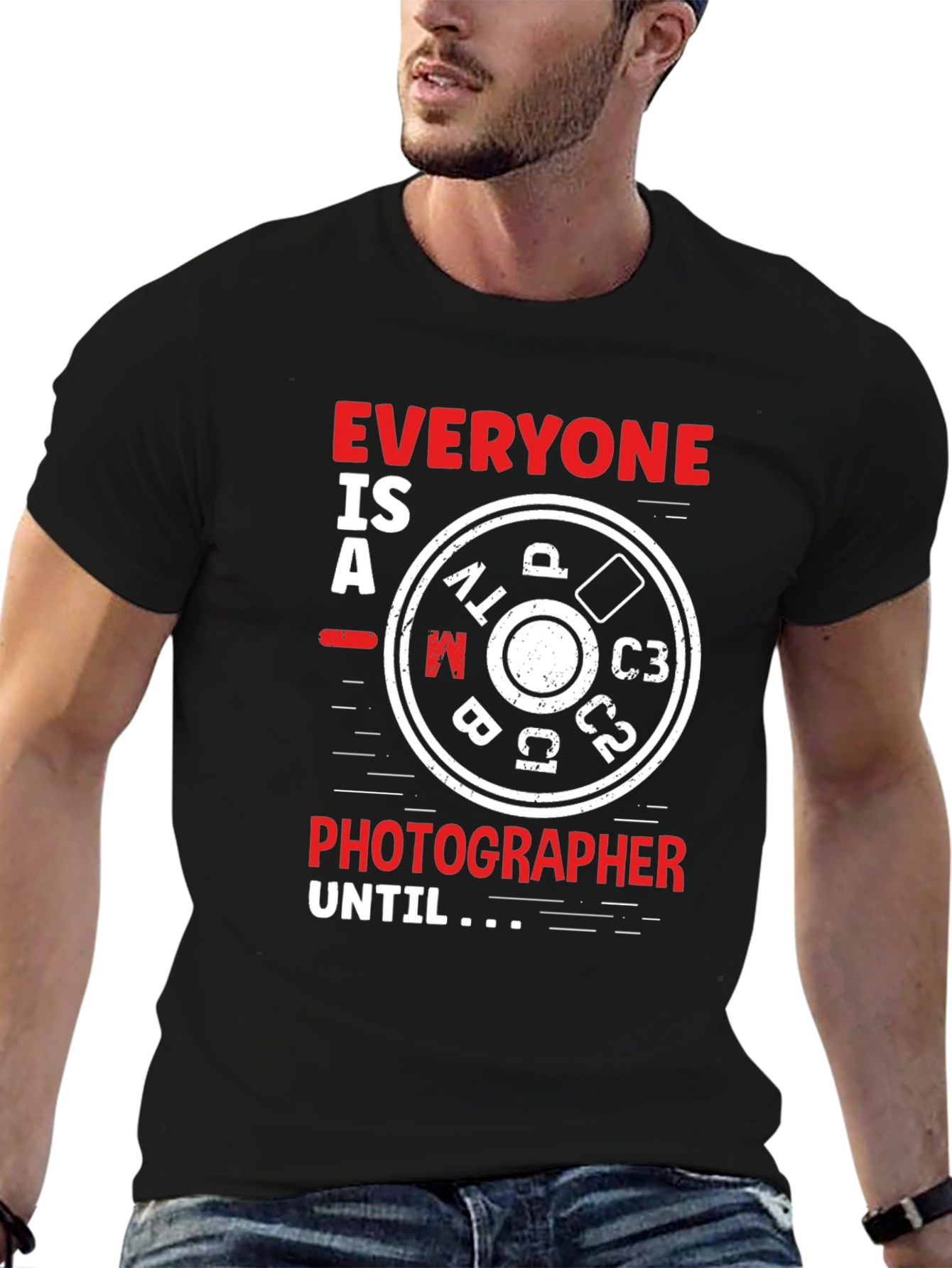 Photographer Mode Dial T-Shirt - Funny Photography Gift