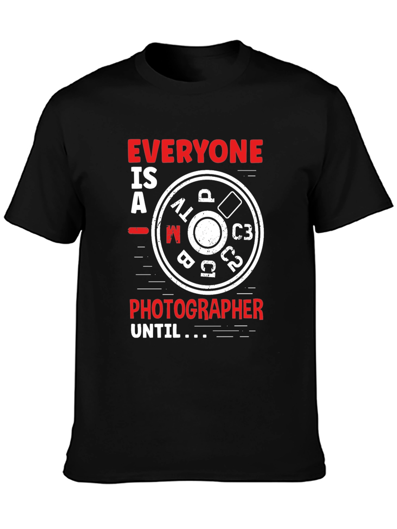 Photographer Mode Dial T-Shirt - Funny Photography Gift