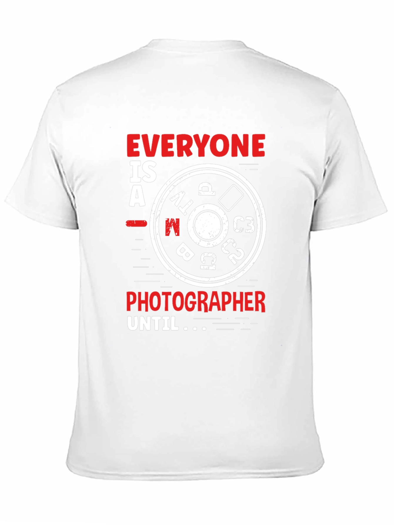 Photographer Mode Dial T-Shirt - Funny Photography Gift