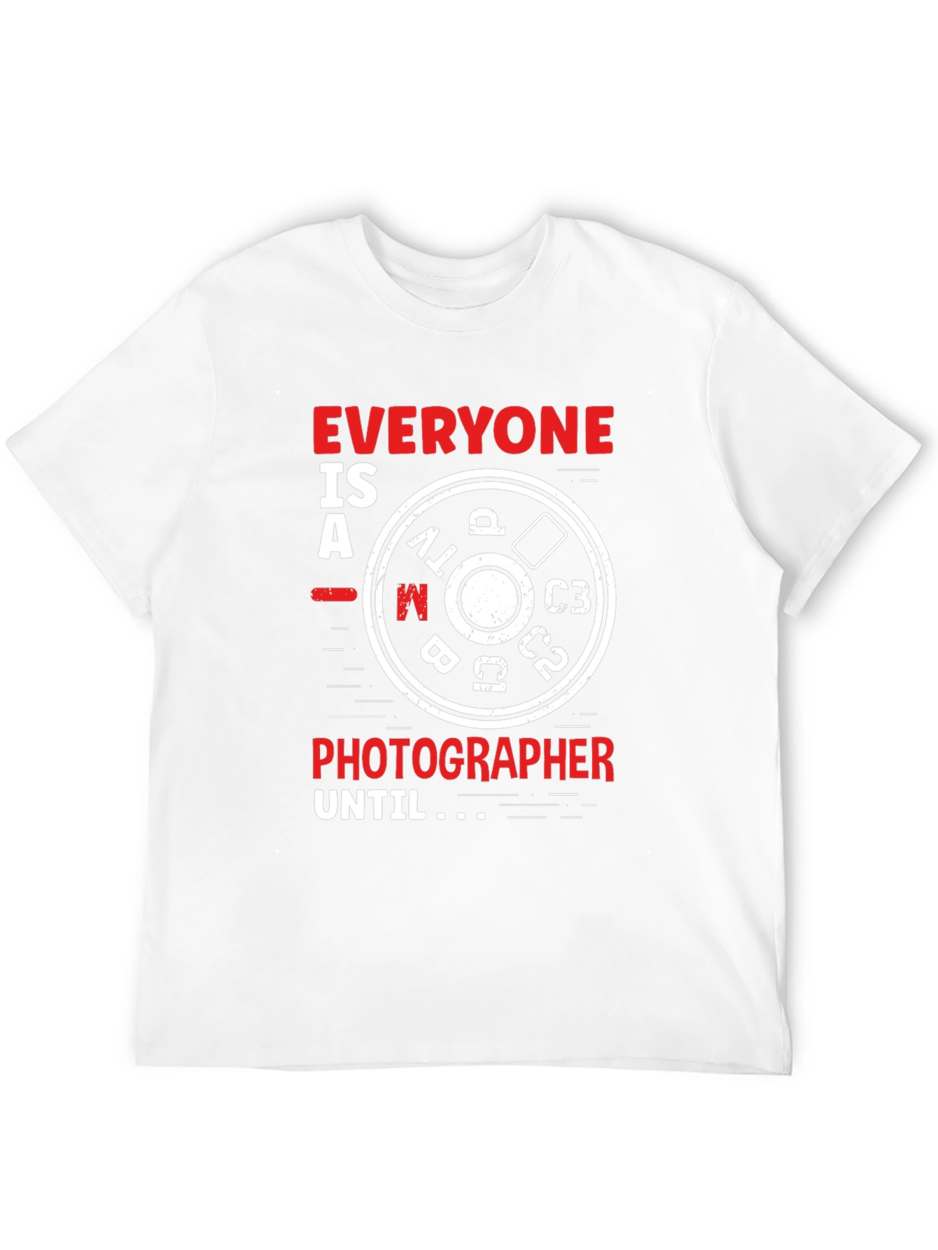 Photographer Mode Dial T-Shirt - Funny Photography Gift