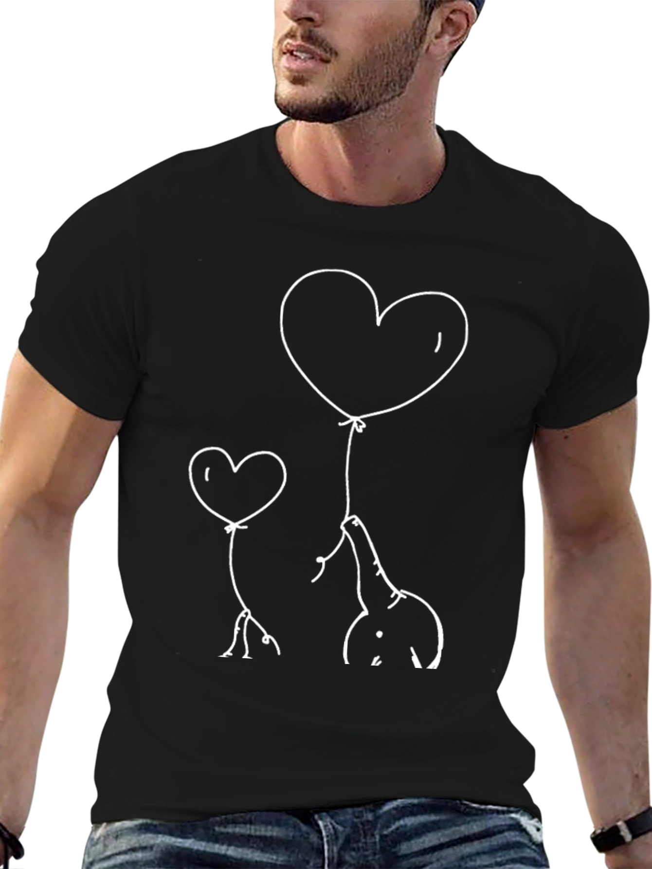 Heart Balloon Graphic T-Shirt